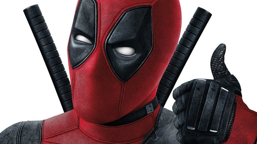 Deadpool gives a thumbs-up.