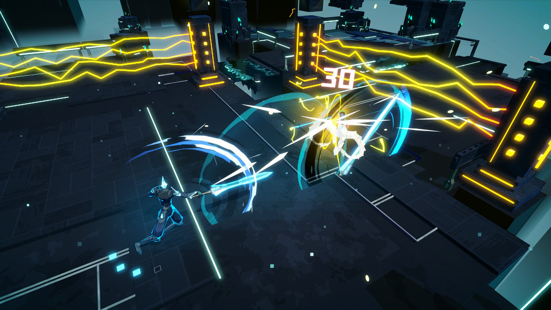 Image for Deflector review (early access): a chaotic roguelike with boomerangs and bugs