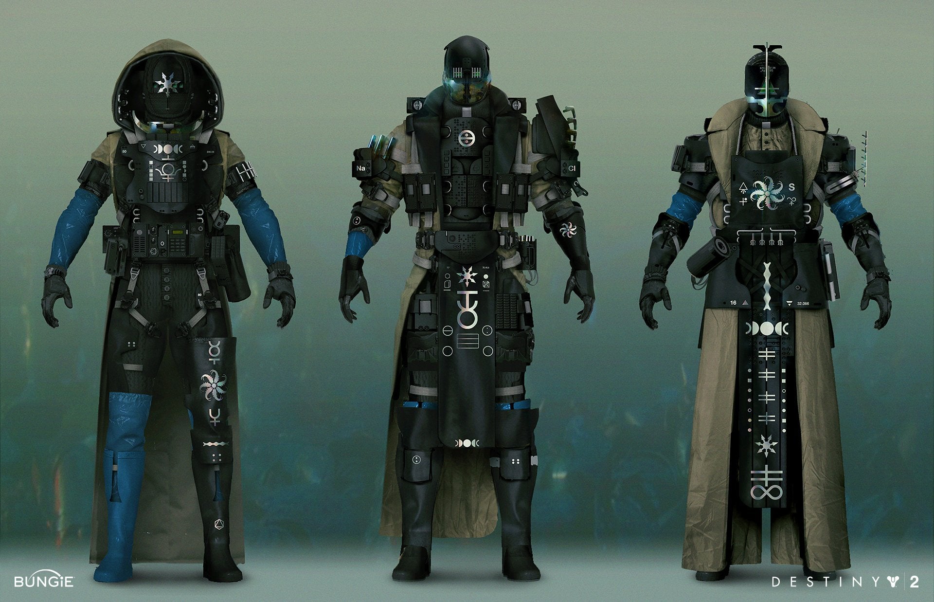 Concept art for Destiny 2: The Witch Queen armour, apparently called Nova gear.