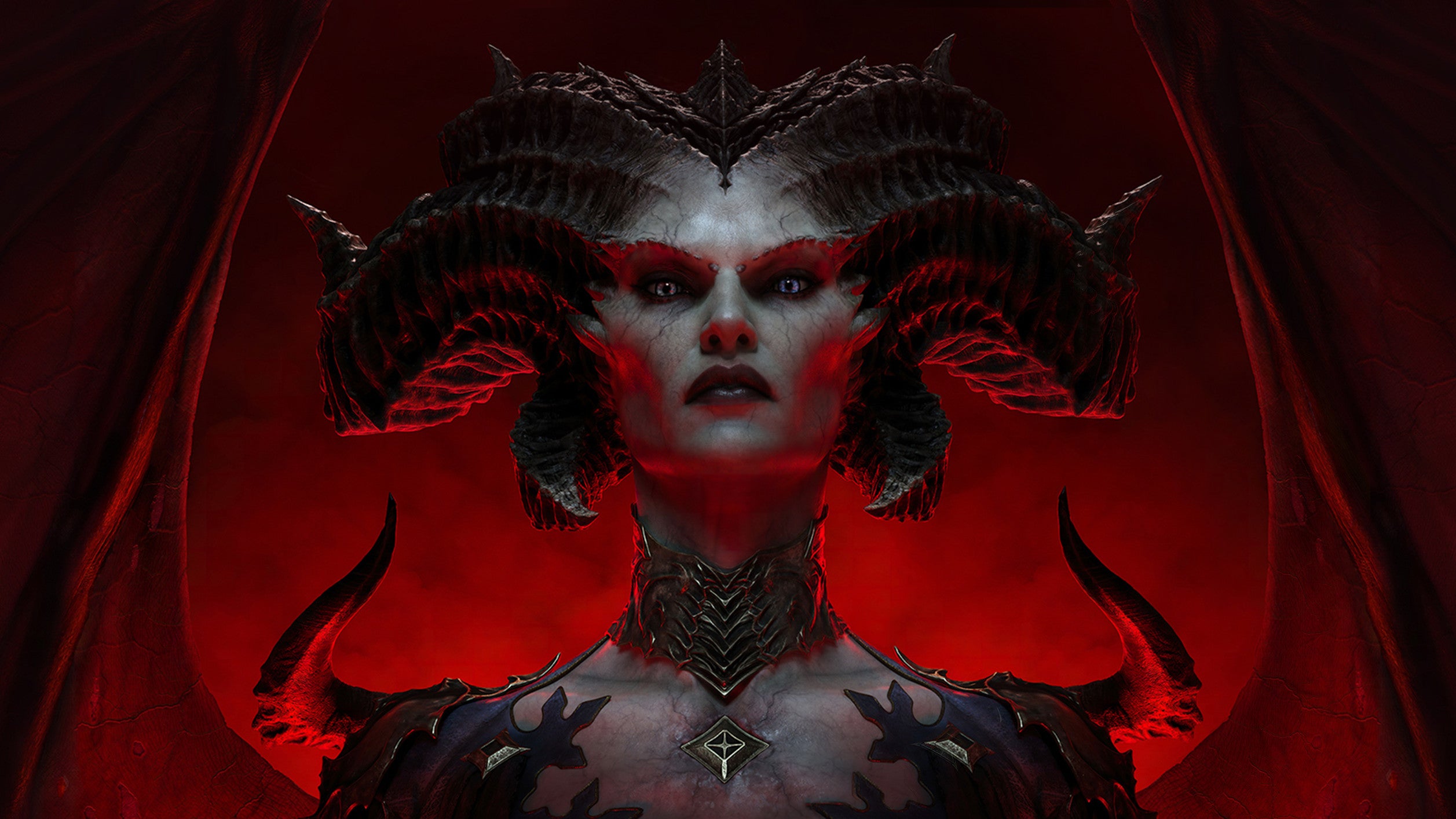 Демоническая Лилит Выглядит Надменной На Обложке Diablo Iv.