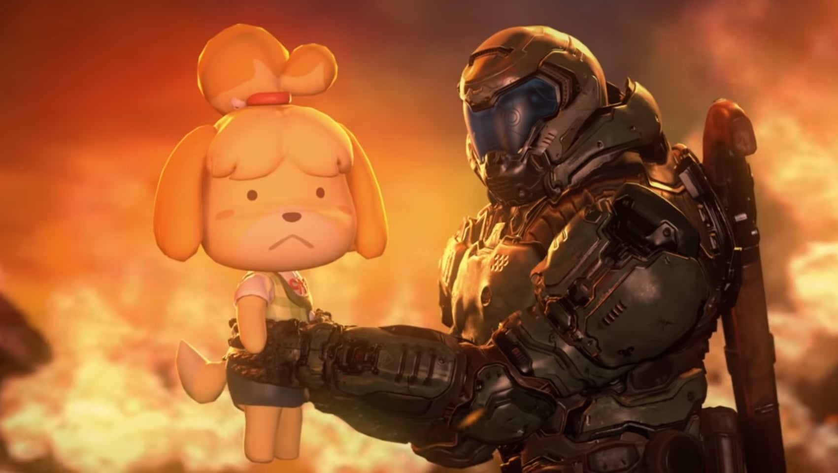 This Doomguy and Isabelle video is gut-rippin' gold.