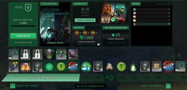 Image for Dota 2's International 2018 Battle Pass includes a battle royale-ish mode