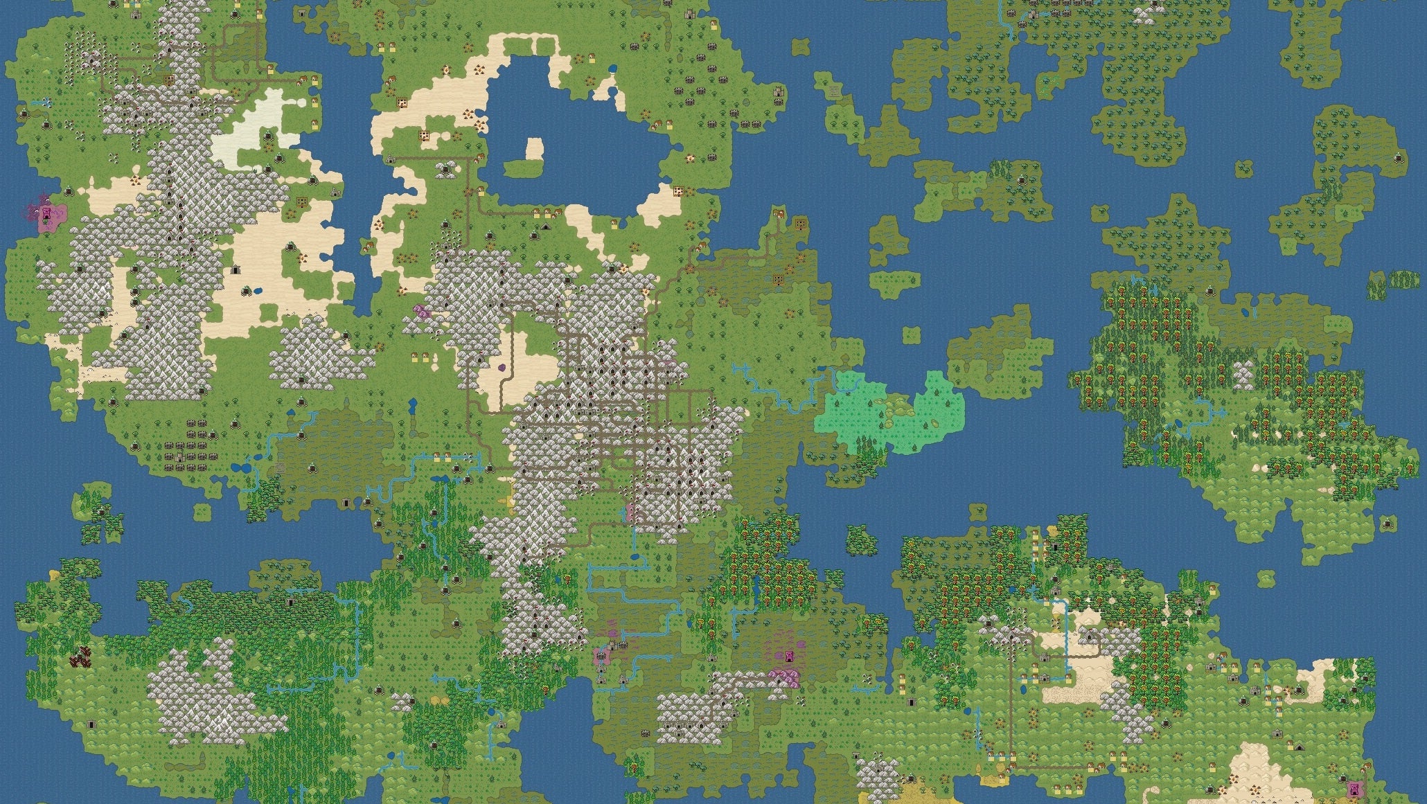 Image for Here's a peek at Dwarf Fortress's upcoming non-ASCII maps