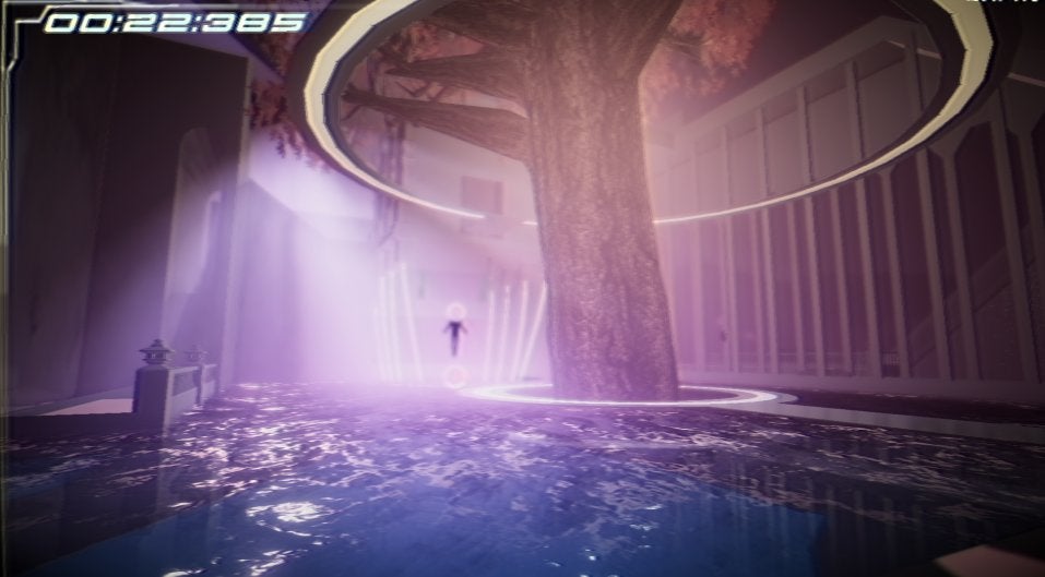 An eerie tree in an Echostasis screenshot.