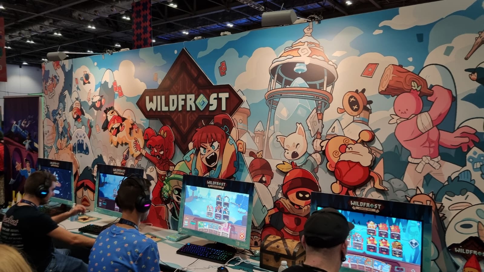 The Wildfrost booth at EGX 2022.