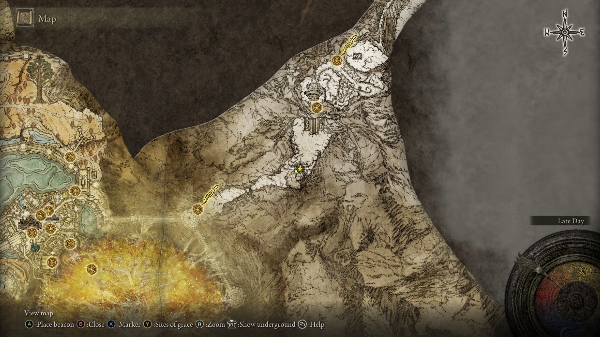 Elden Ring Forbidden Lands Расположение на карте Golden Seed