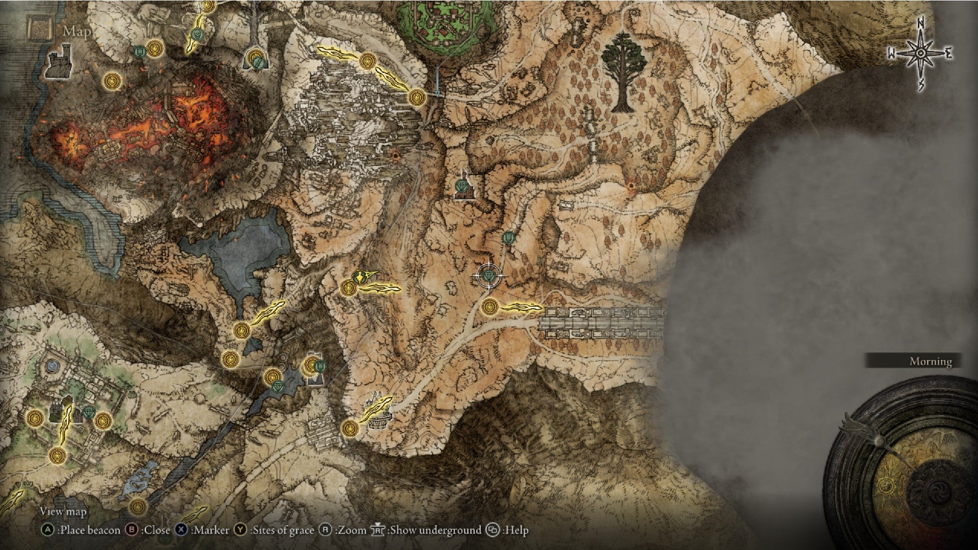 Elden Ring Golden Seed Atlus Plateau Map Fragment map location