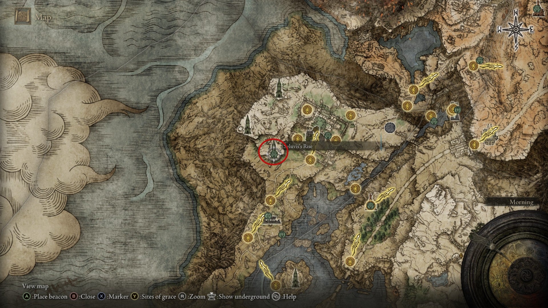 Elden Ring Seluvis's Rise Memory Stone map location