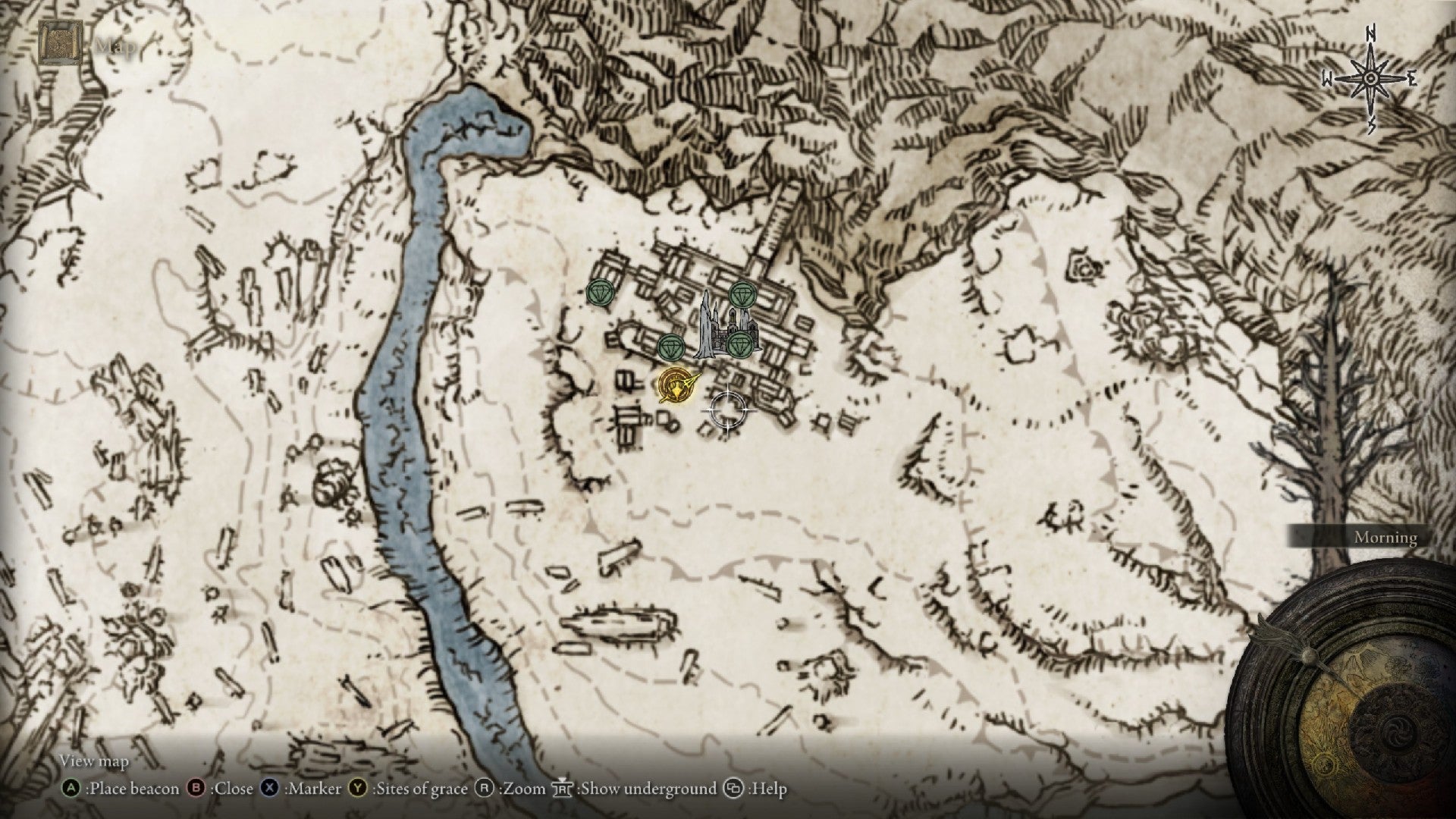 Элден Ринг Ордина, Литургический город, места на карте огня
