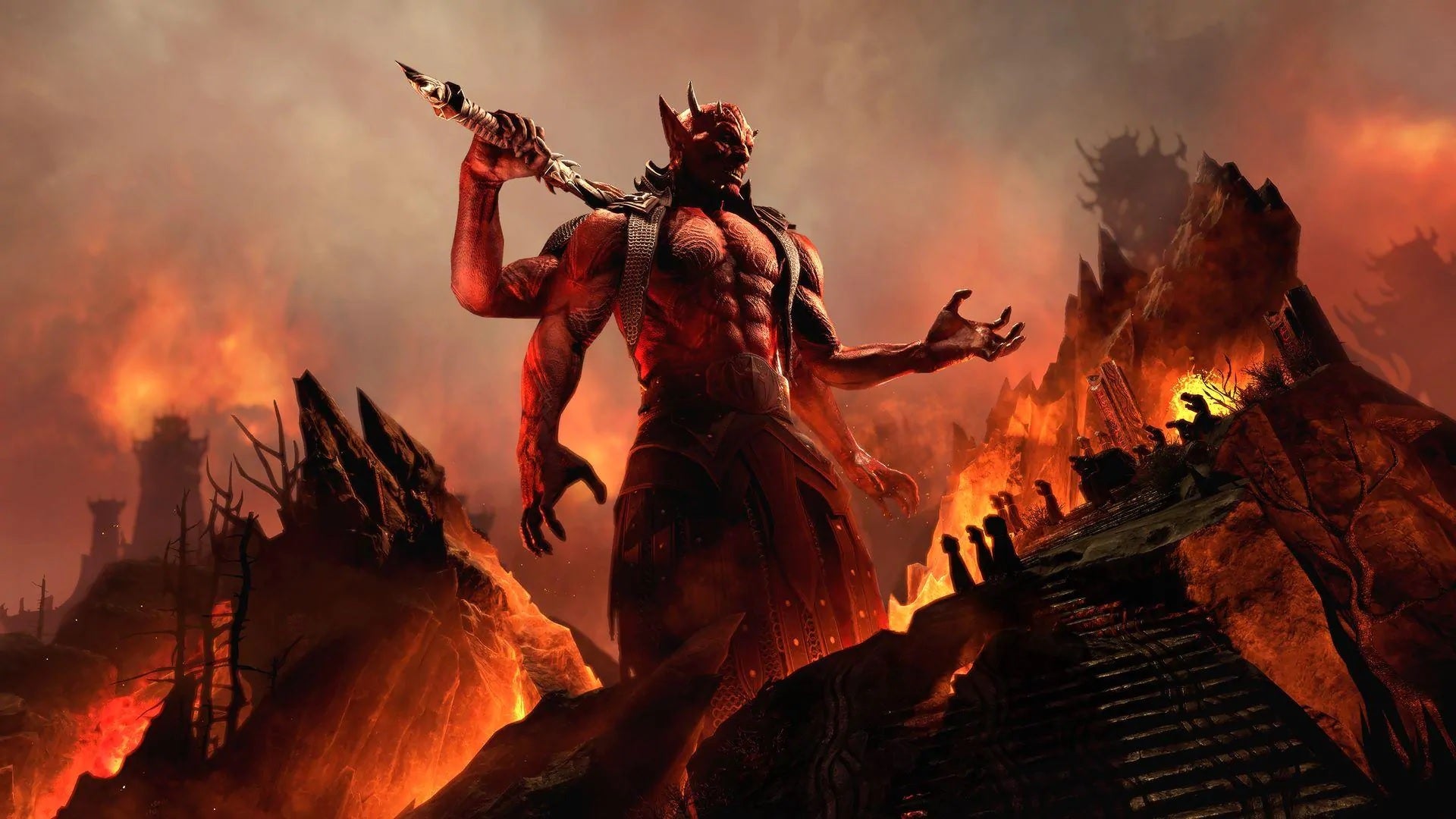 Image for Elder Scrolls Online's Oblivion gate expansion arrives in June