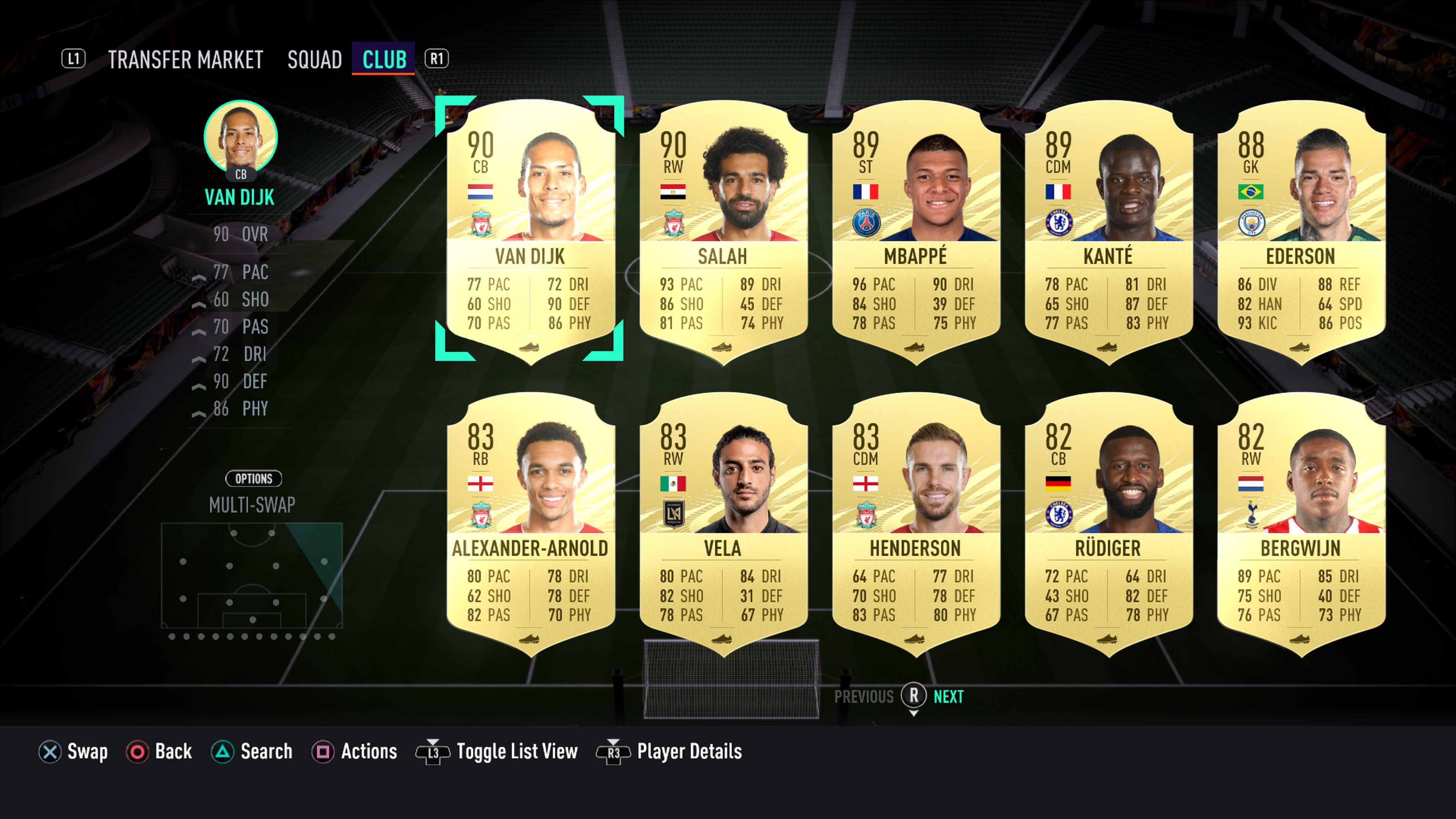 fifa 21 team of the year