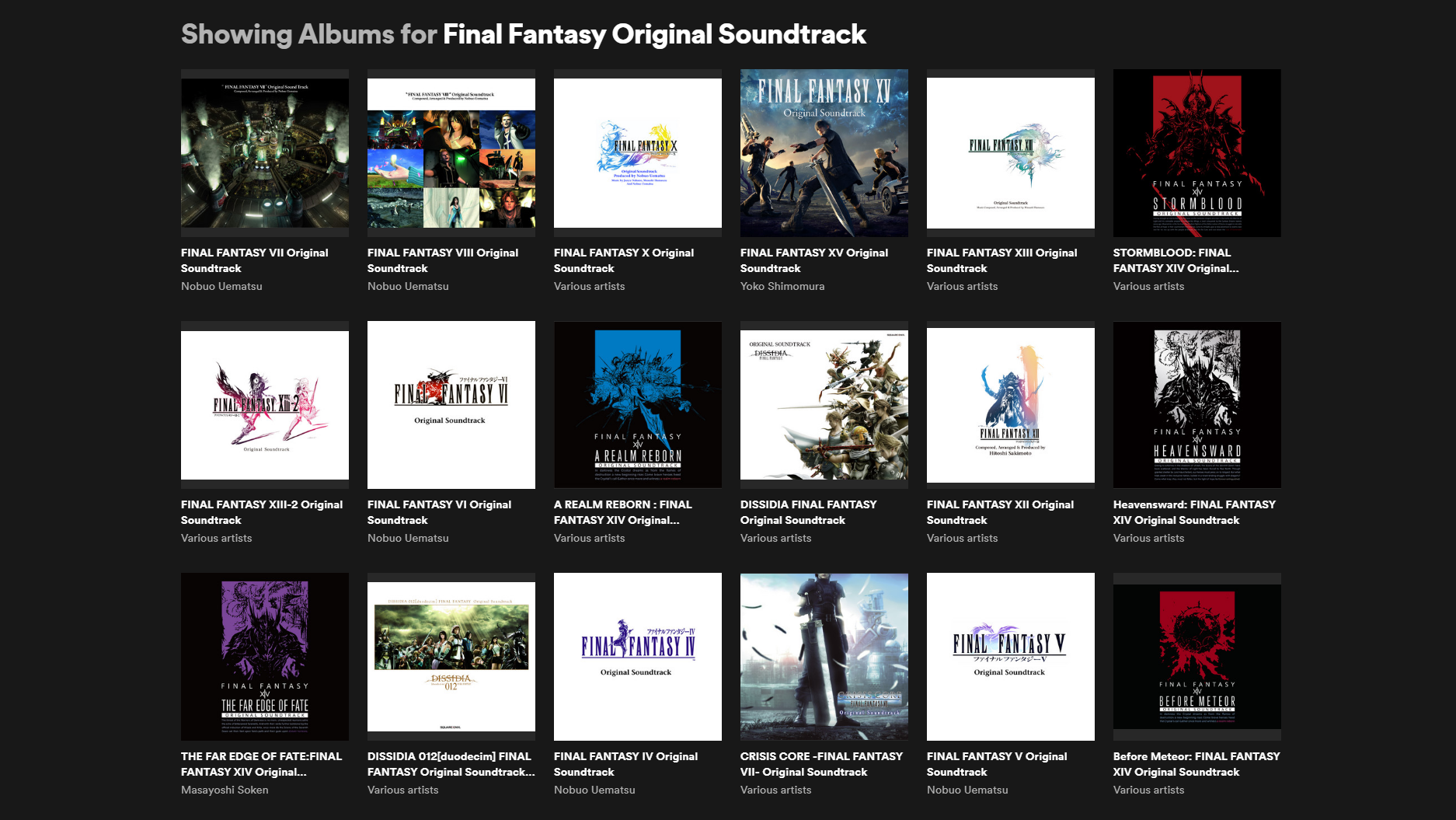 Image for The best Final Fantasy music according to me