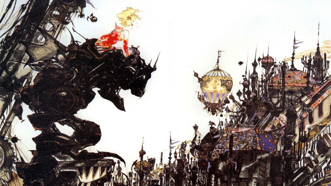 Final Fantasy VI's original cover art.