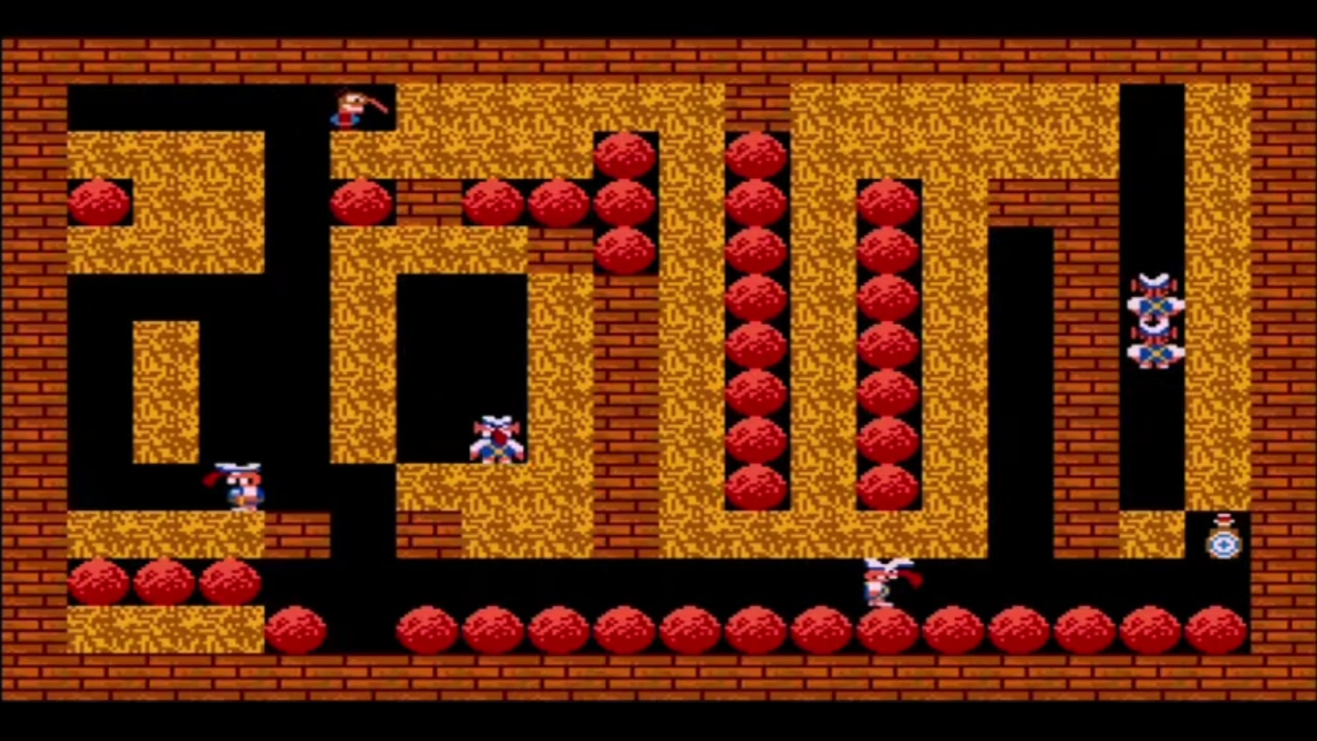 A screenshot from Flaschbier, a 2D platformer on the Amiga.