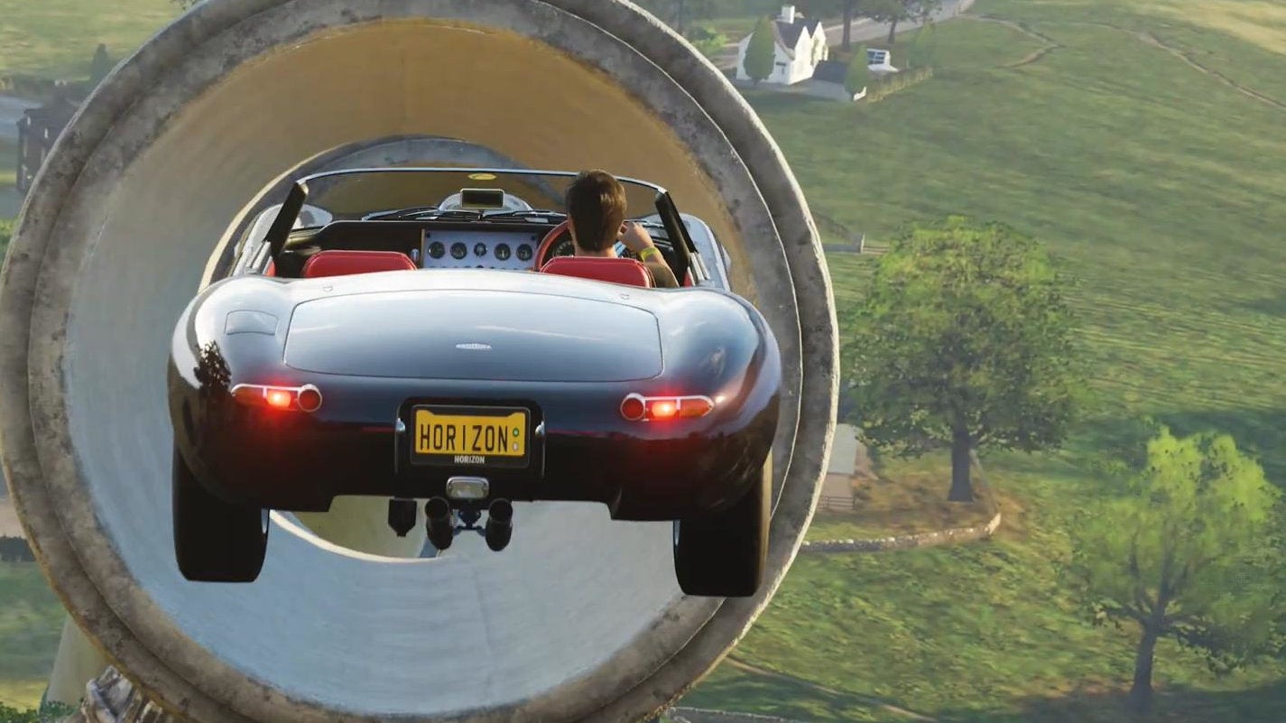 Image for Forza Horizon 4 turns scenic Britain into stunt tracks with today's free update