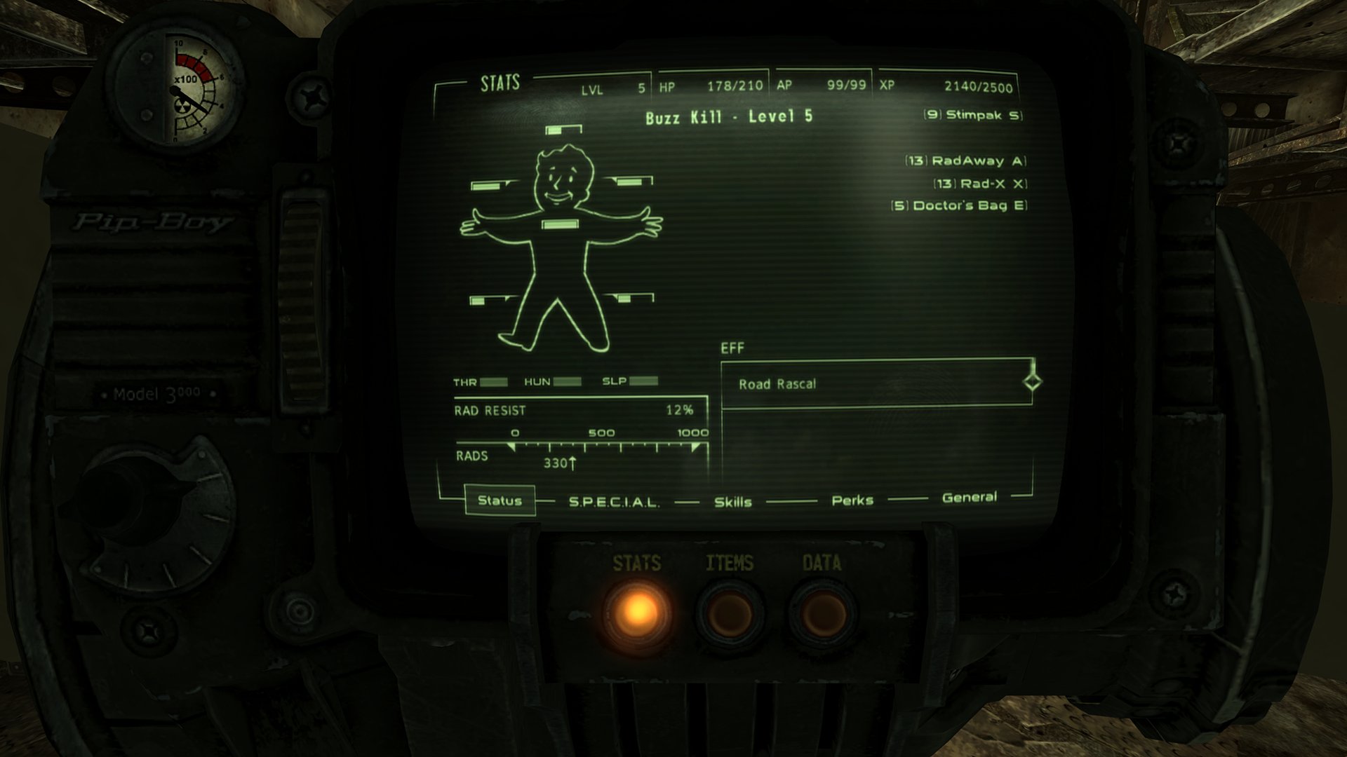 fallout new vegas inventory editor