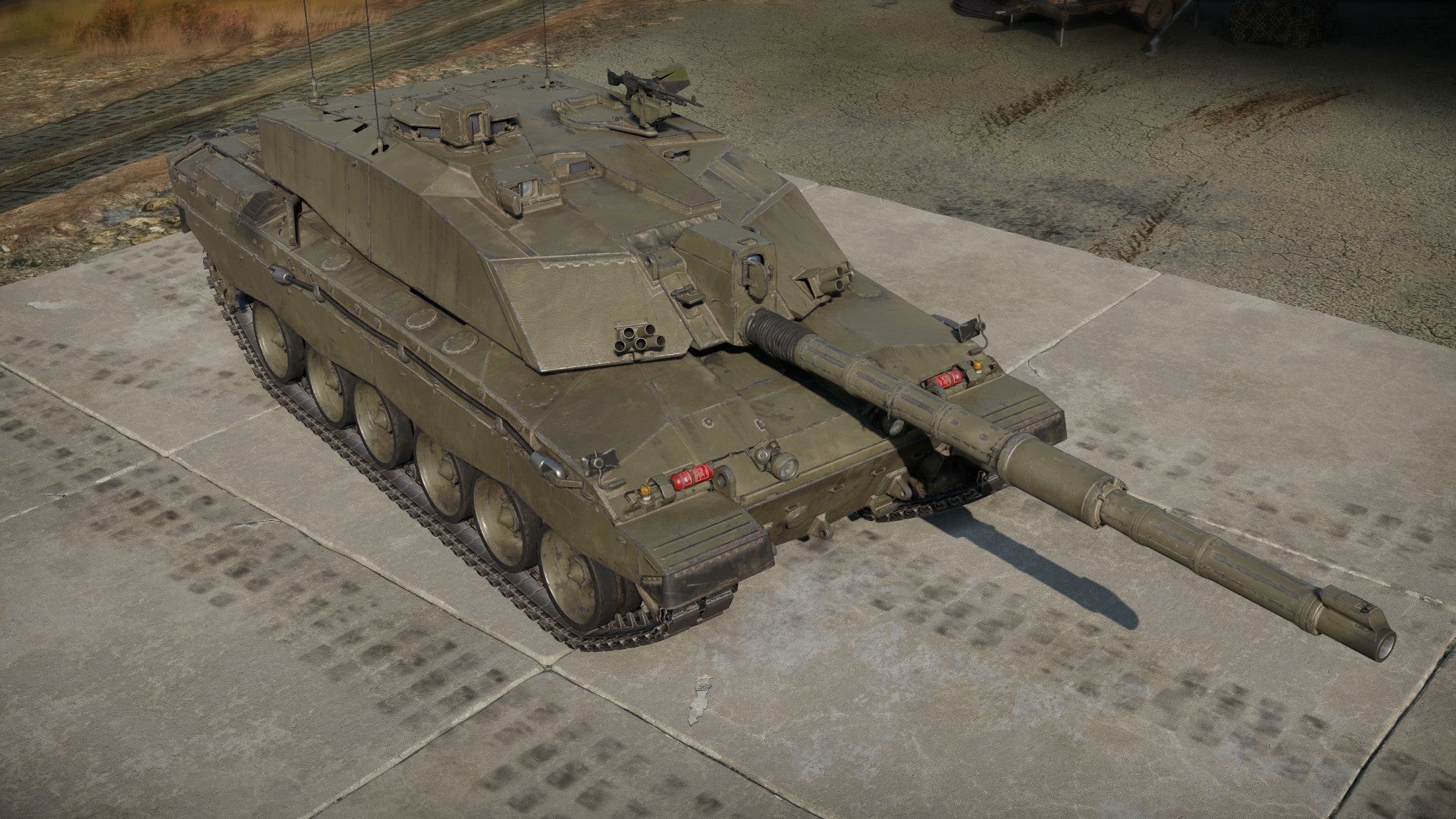 A screenshot of the Challenger 2 tank in War Thunder.