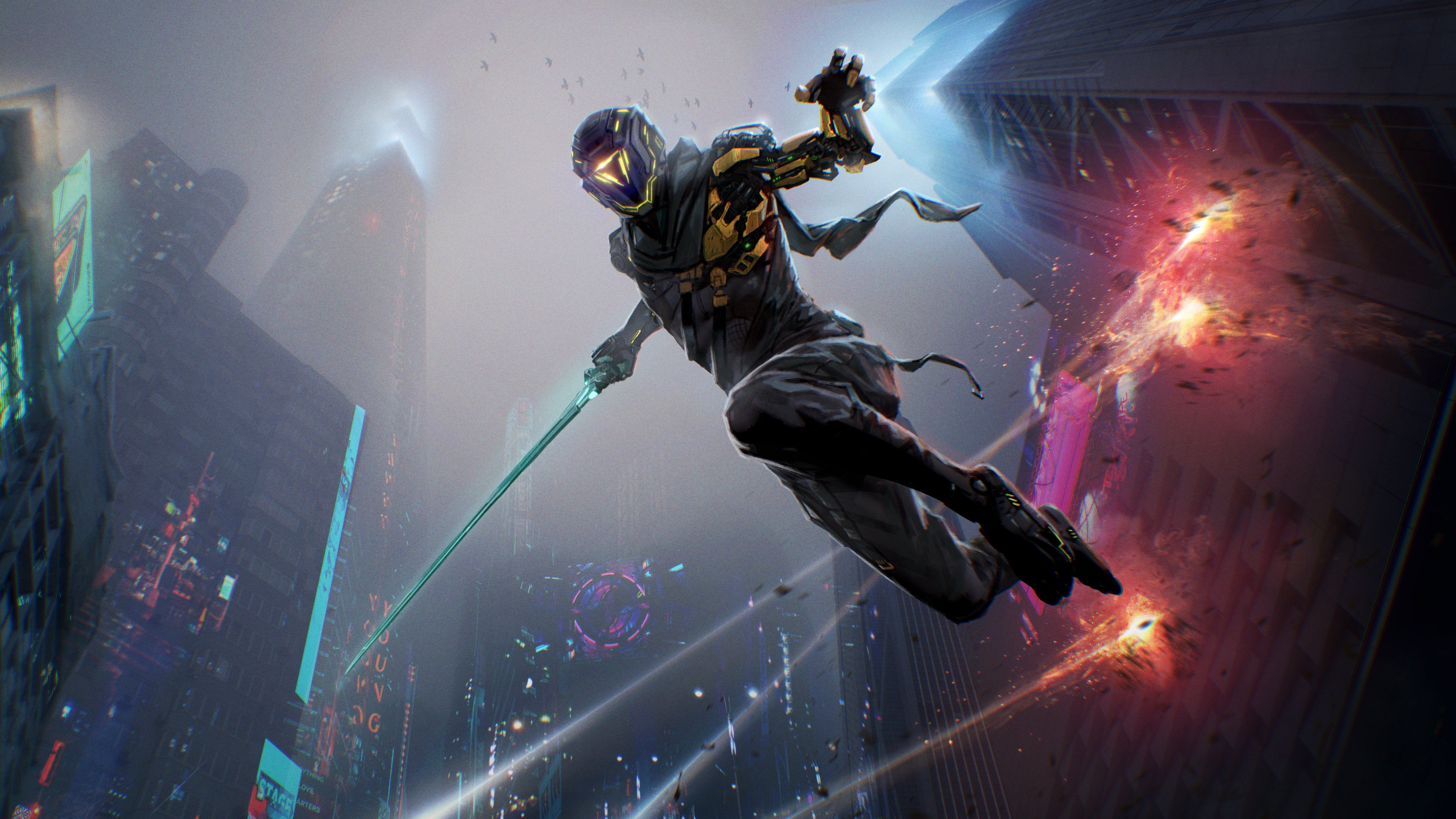 Image for Cyberpunk ninja slasher Ghostrunner has a sequel in the works
