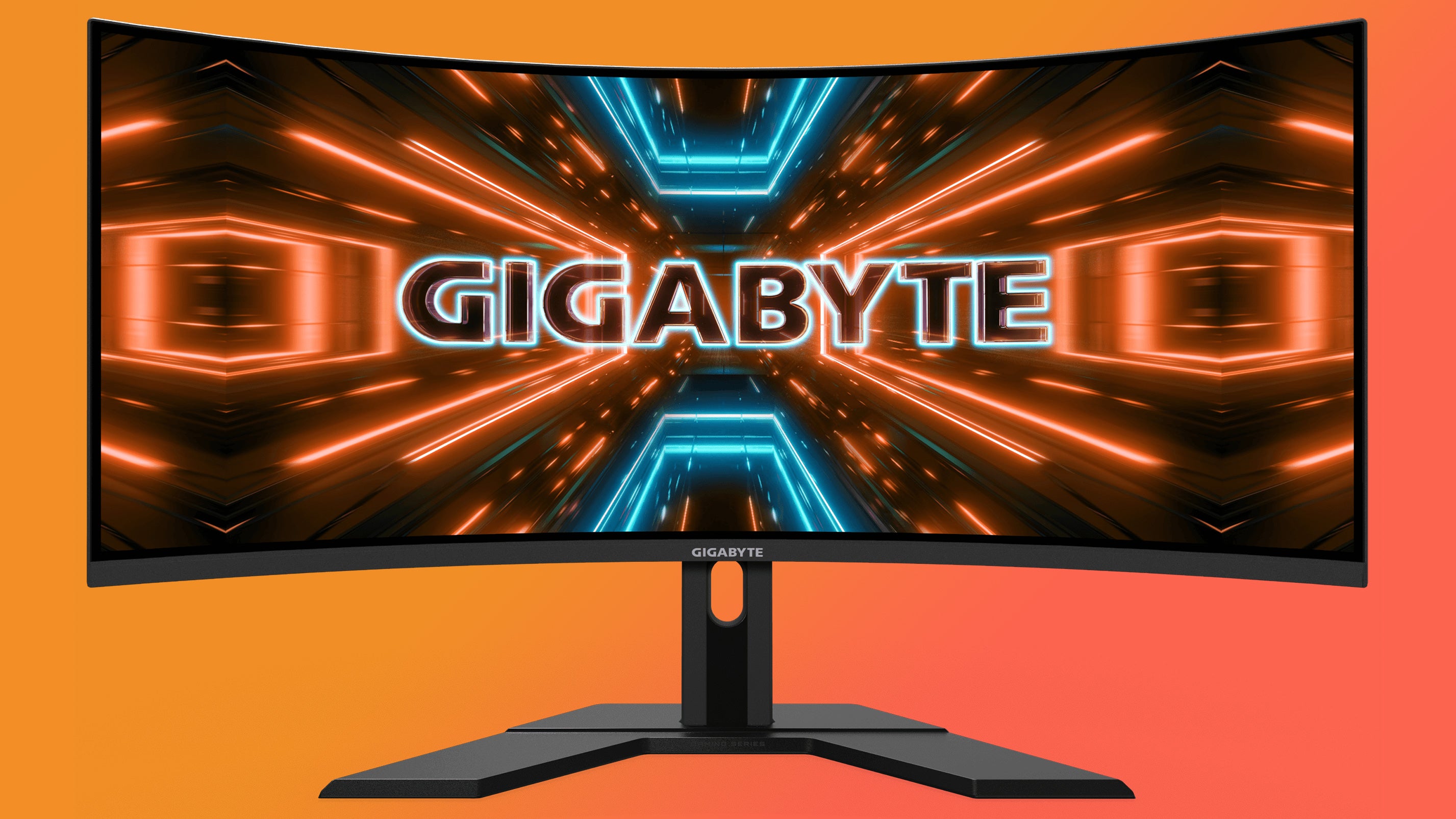 a gigabyte g34wqc gaming monitor, an ultrawide model with several gaming features