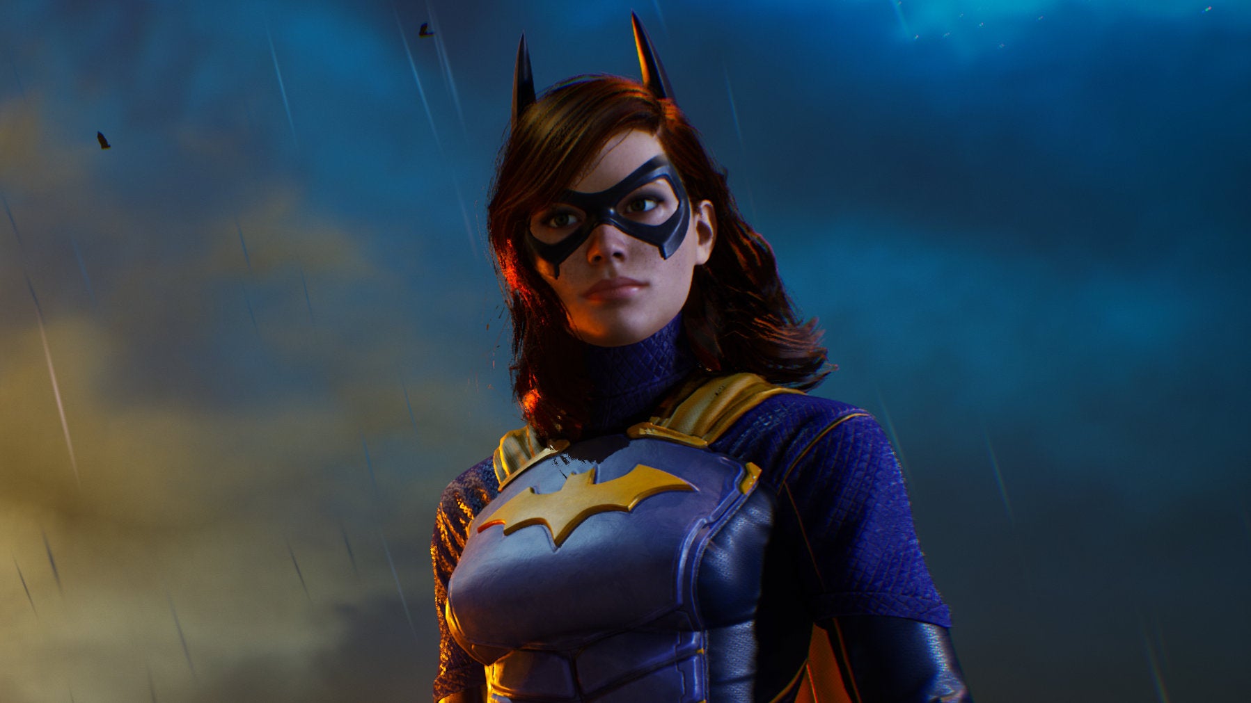 Batgirl in a Gotham Knights screenshot.
