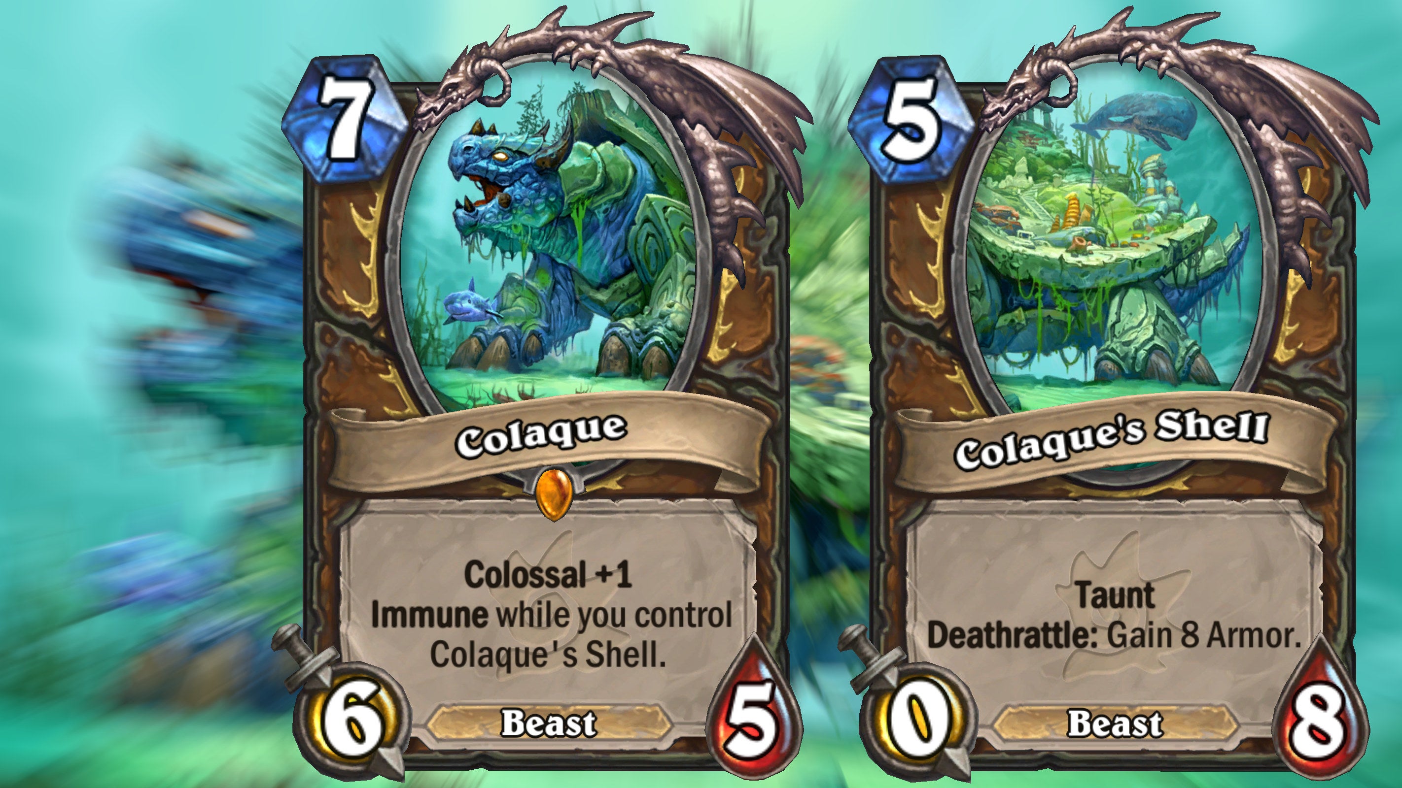 Colaque in Hearthstone: Voyage to the Sunken City.