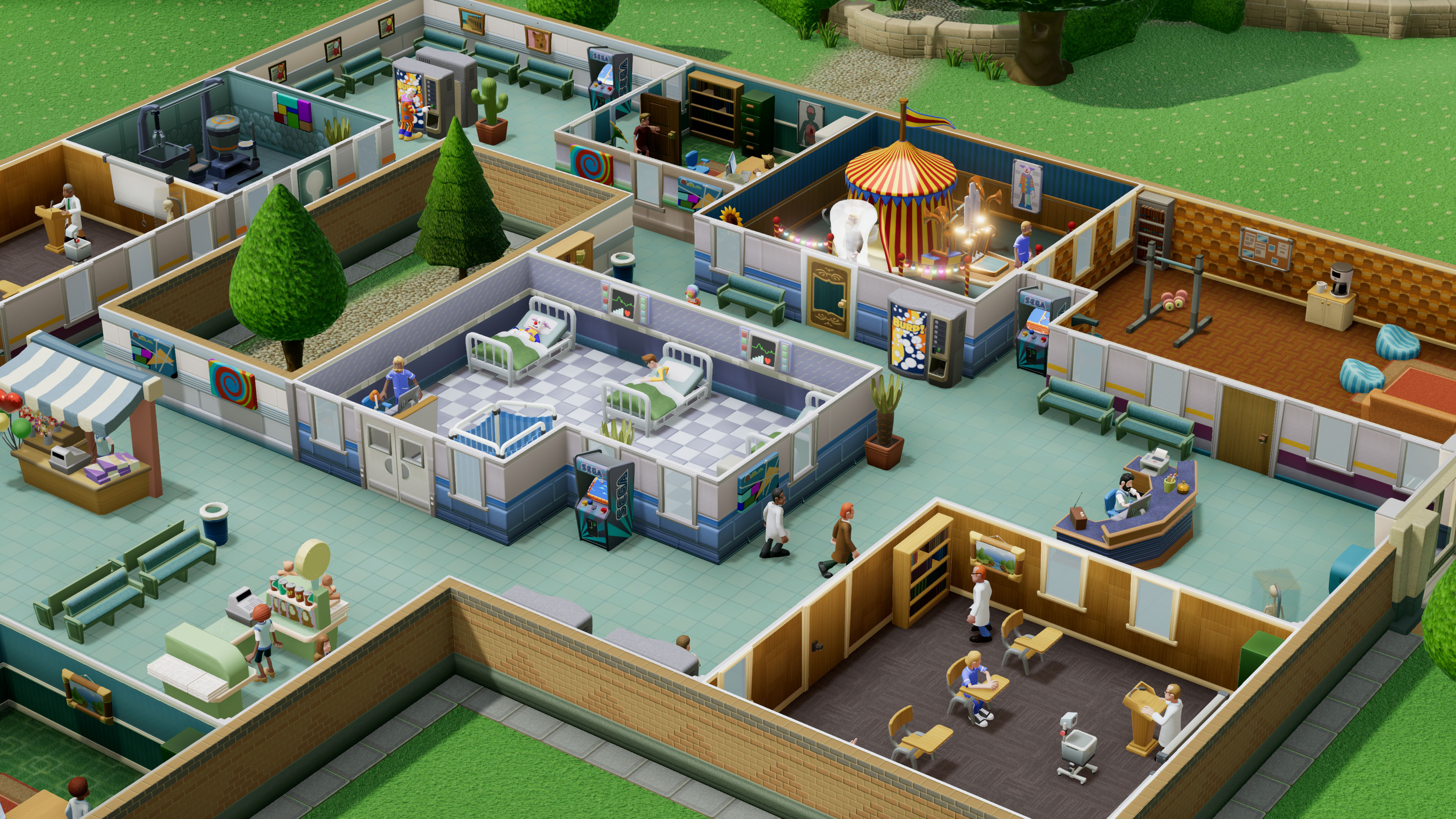 theme hospital zoom out