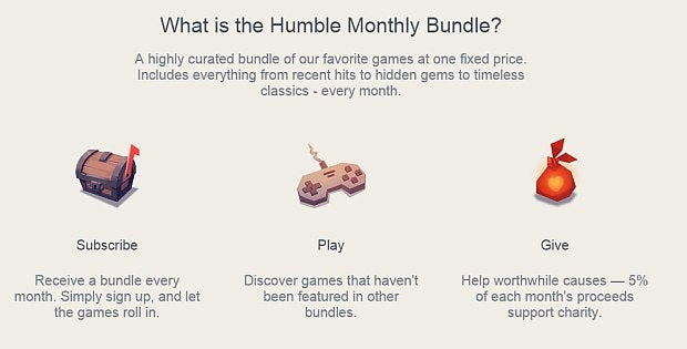Image for Humble Monthly Delivers You Mystery Bundles