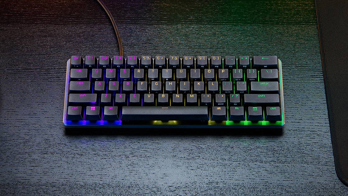 Image for Razer's excellent Huntsman Mini Analog keyboard is just £98 today