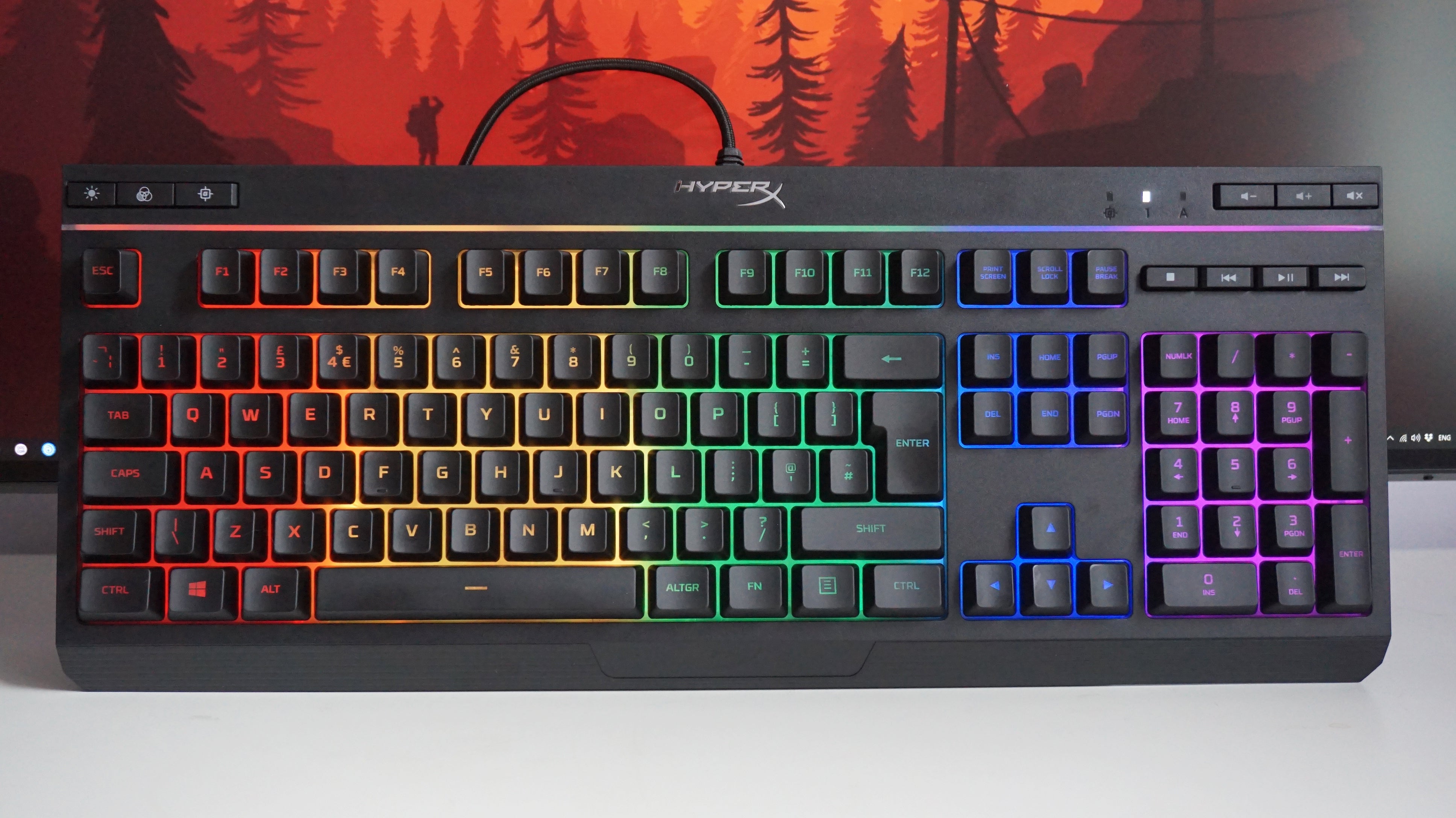 Image for HyperX Alloy Core RGB review: A great entry-level membrane gaming keyboard