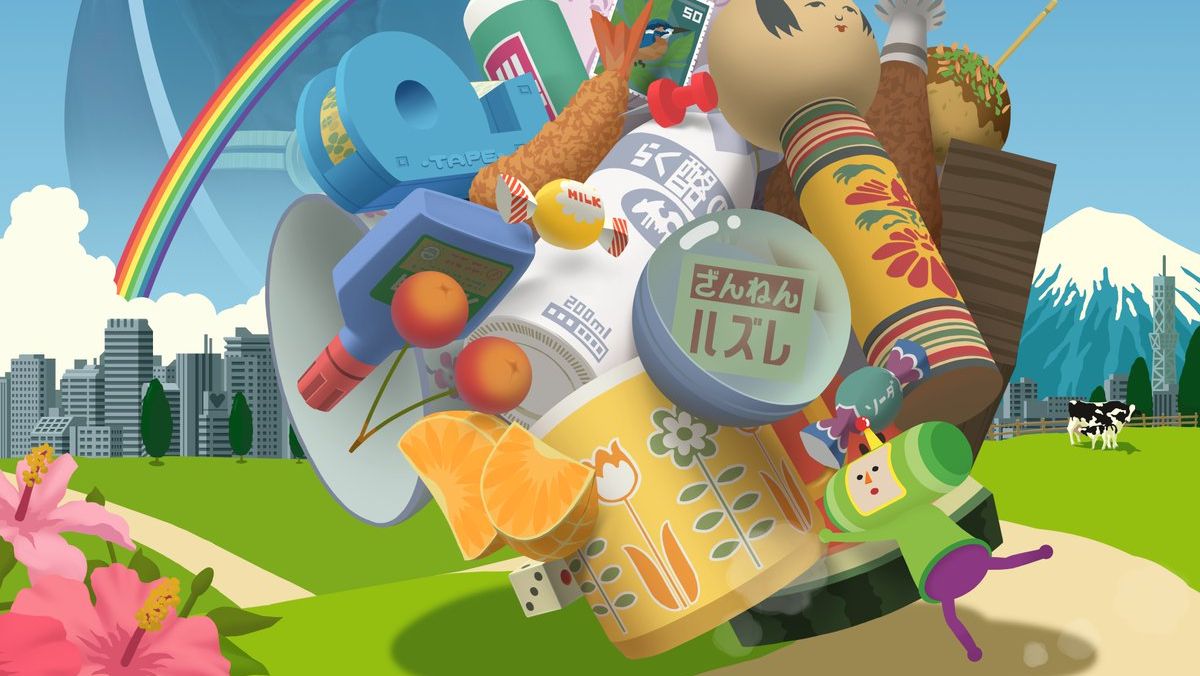 Image for Someone made a custom Katamari controller with roll-on deodorants and a football, and it rules
