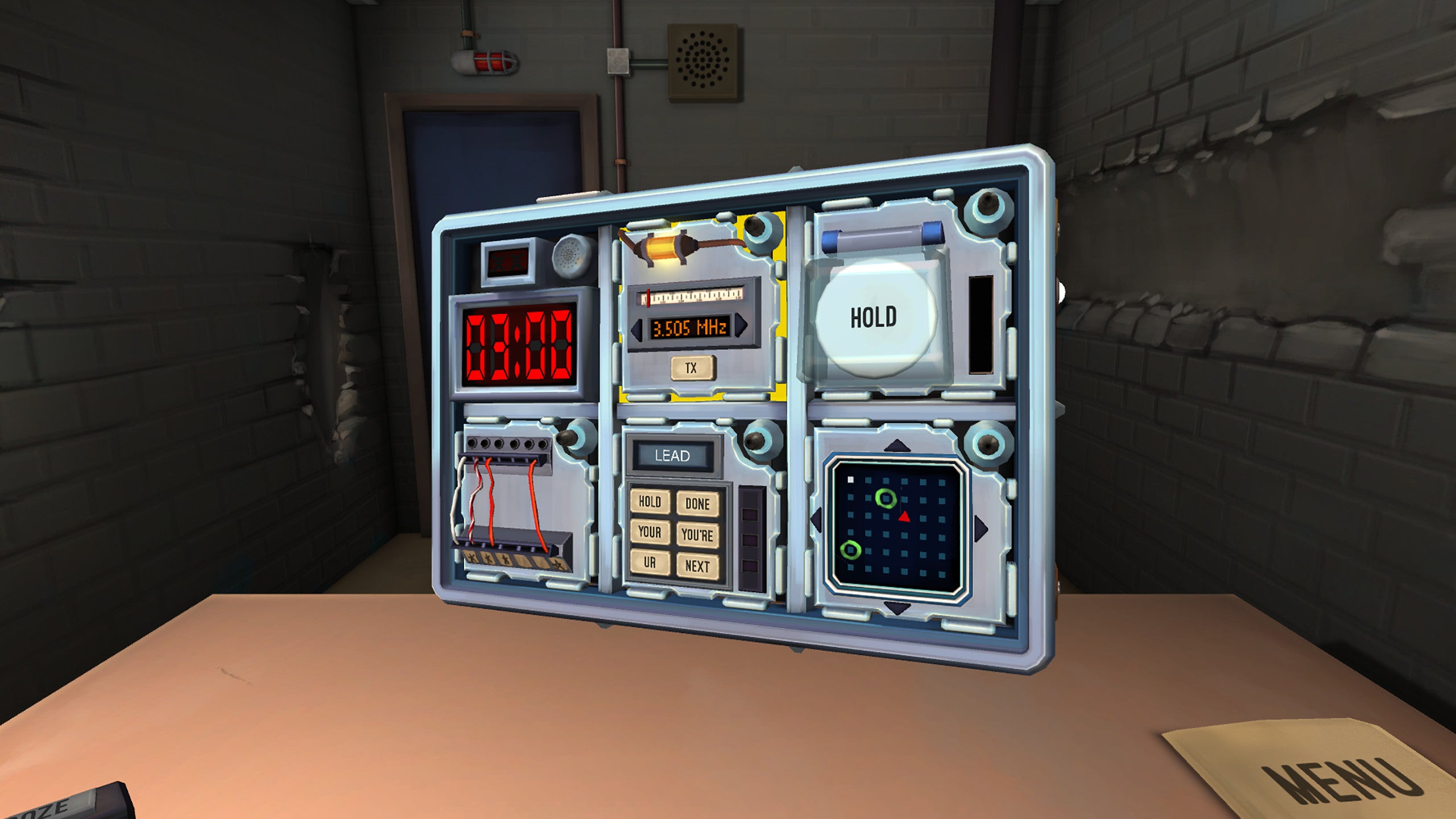 A bomb you must defuse that's packed with puzzles in Keep Talking And Nobody Explodes