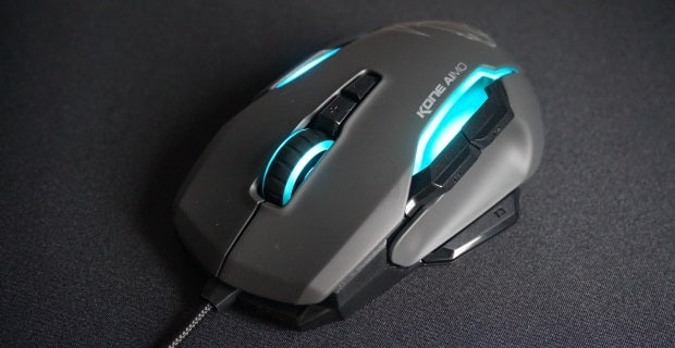 Image for Roccat Kone Aimo review: A jumbo gaming mouse with oodles of flexibility