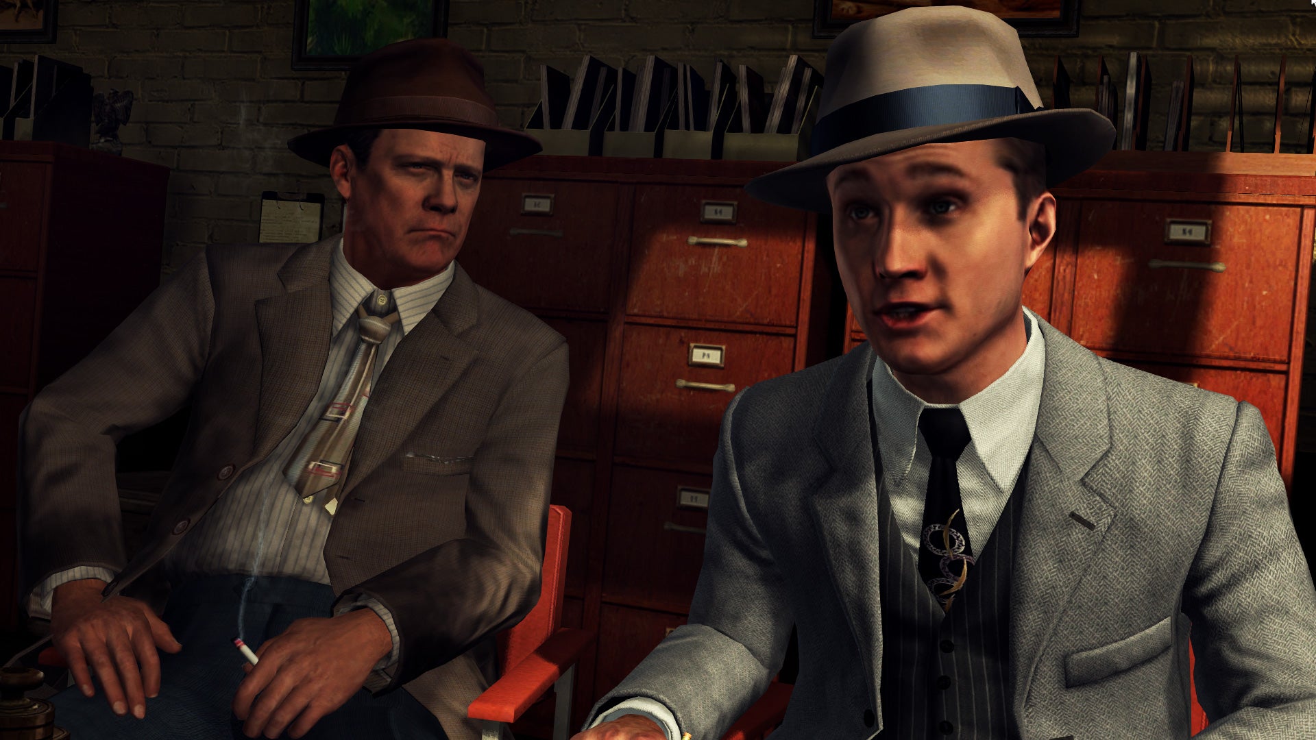 Two detectives from LA Noire