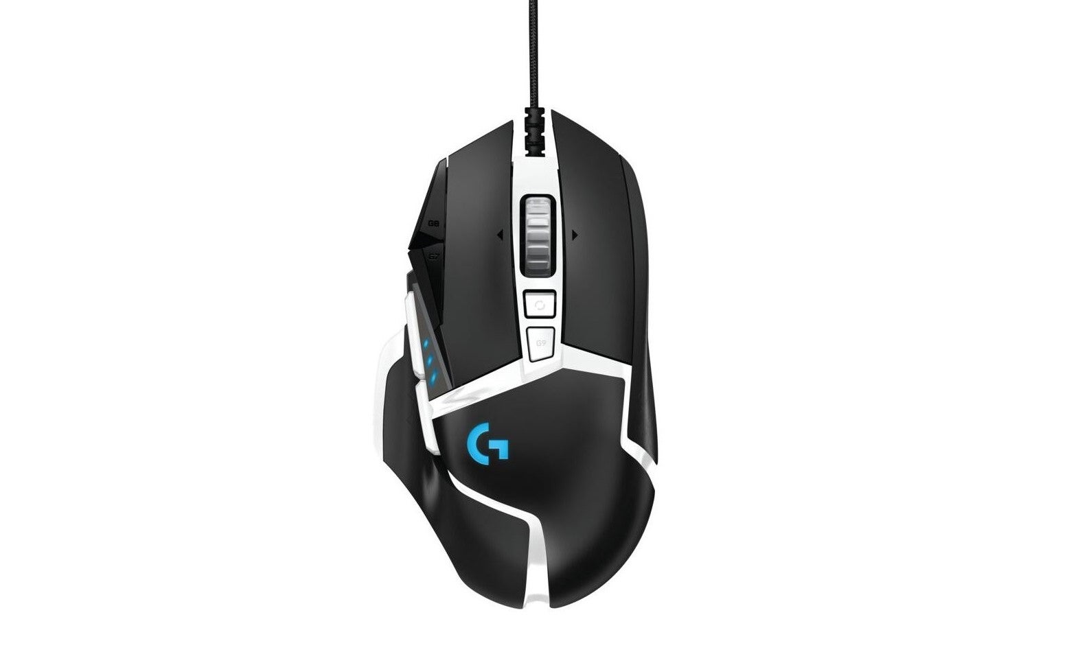 The Logitech G502 SE Hero gaming mouse against a white background.