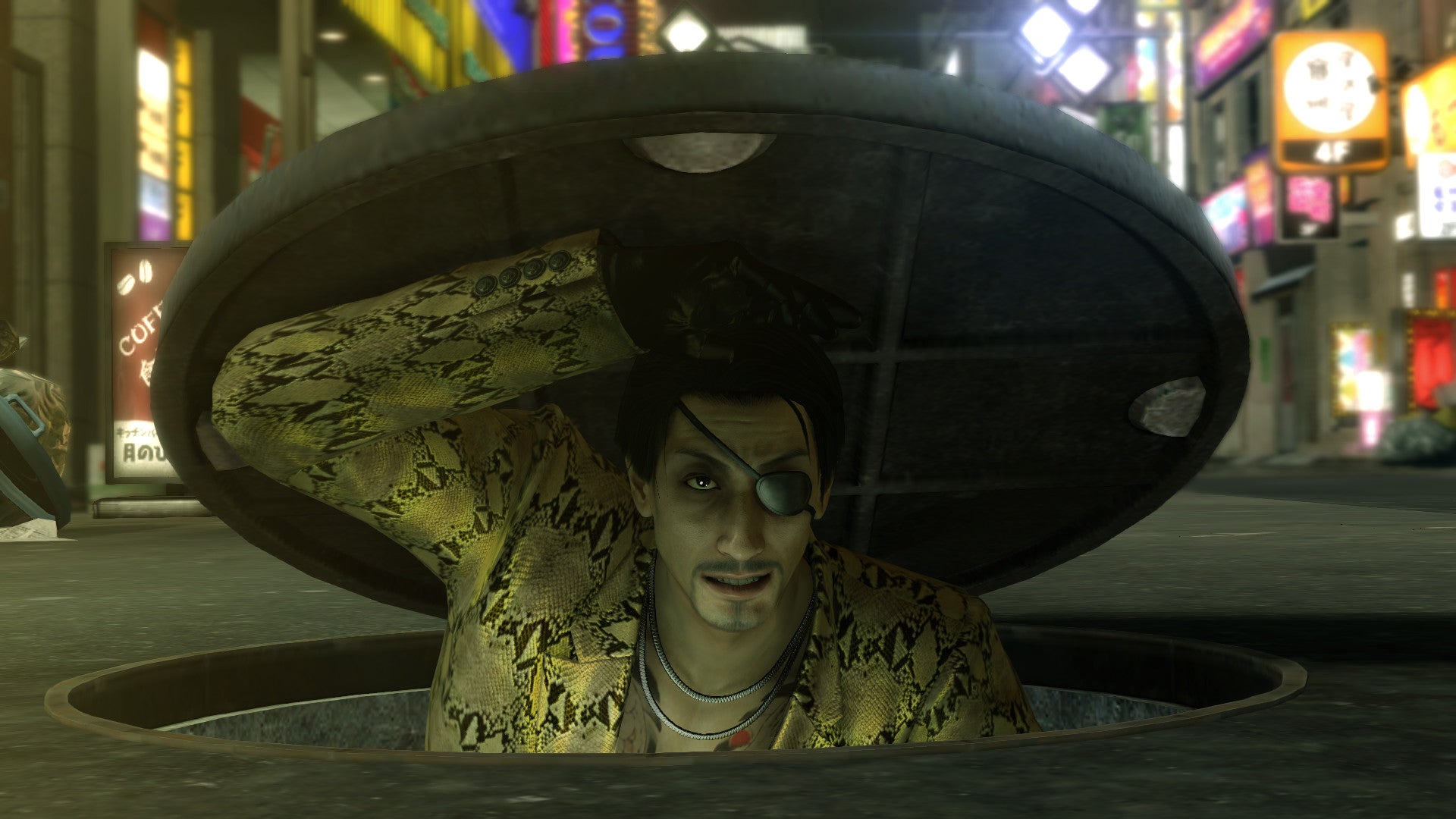 Yakuza's chief producer is surprised by Majima's unrelenting
sex appeal