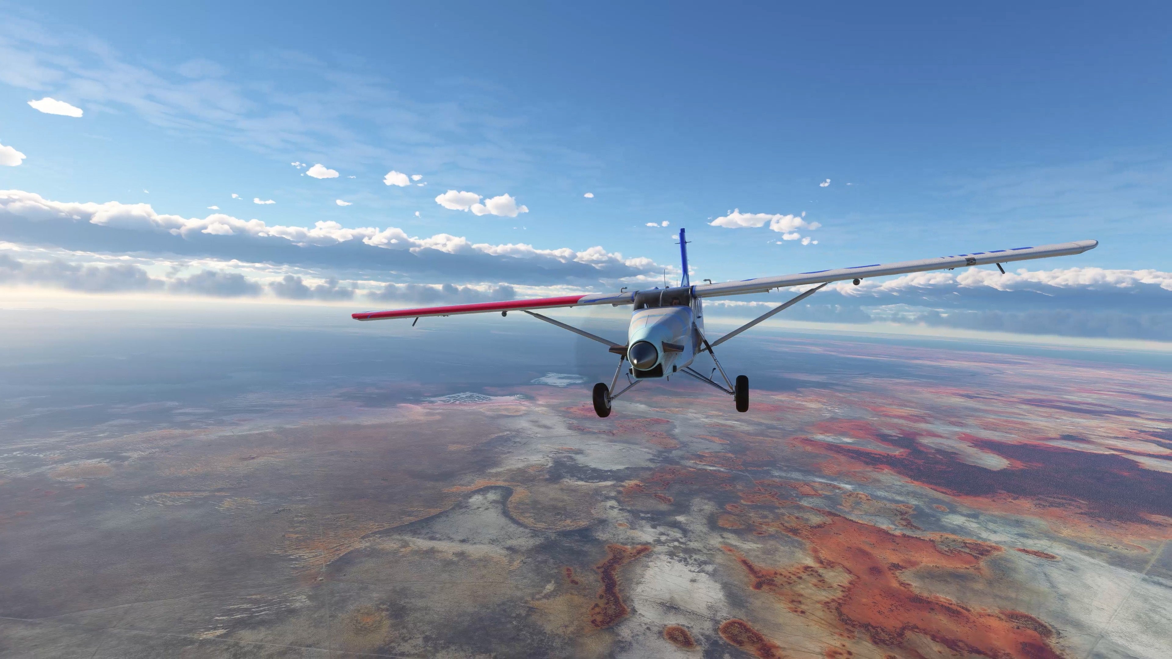 A plane over Australia in a Microsoft Flight Simulator: World Update 7 screenshot.