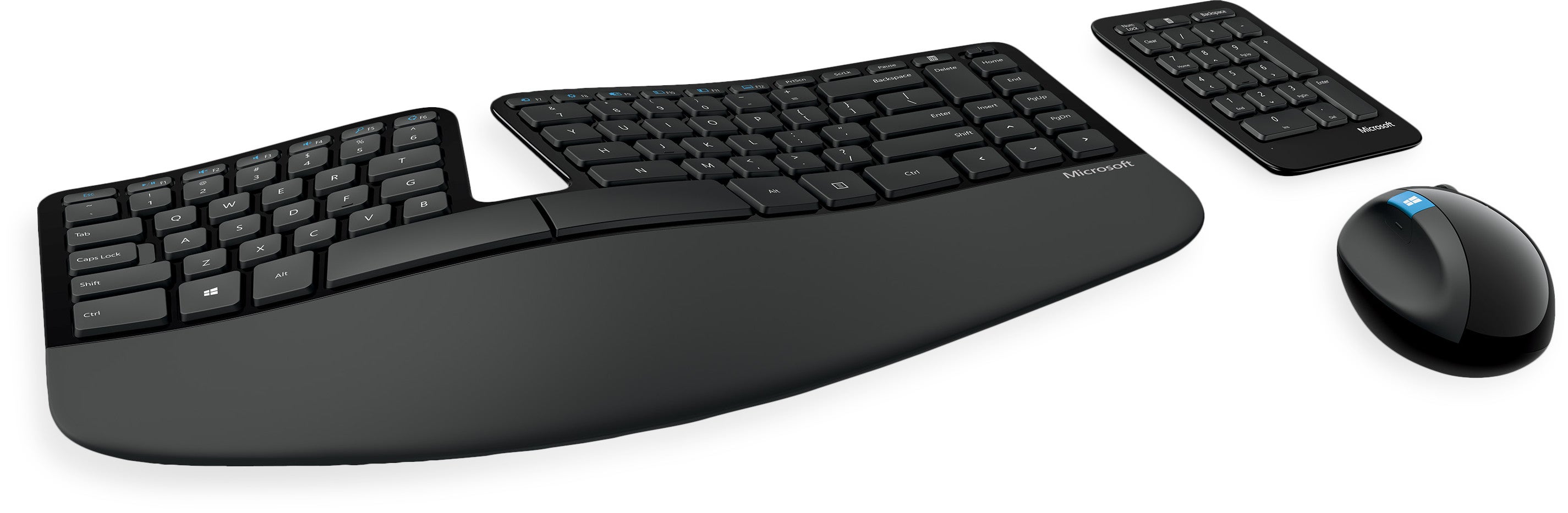 The Microsoft Sculpt keyboard and mouse.