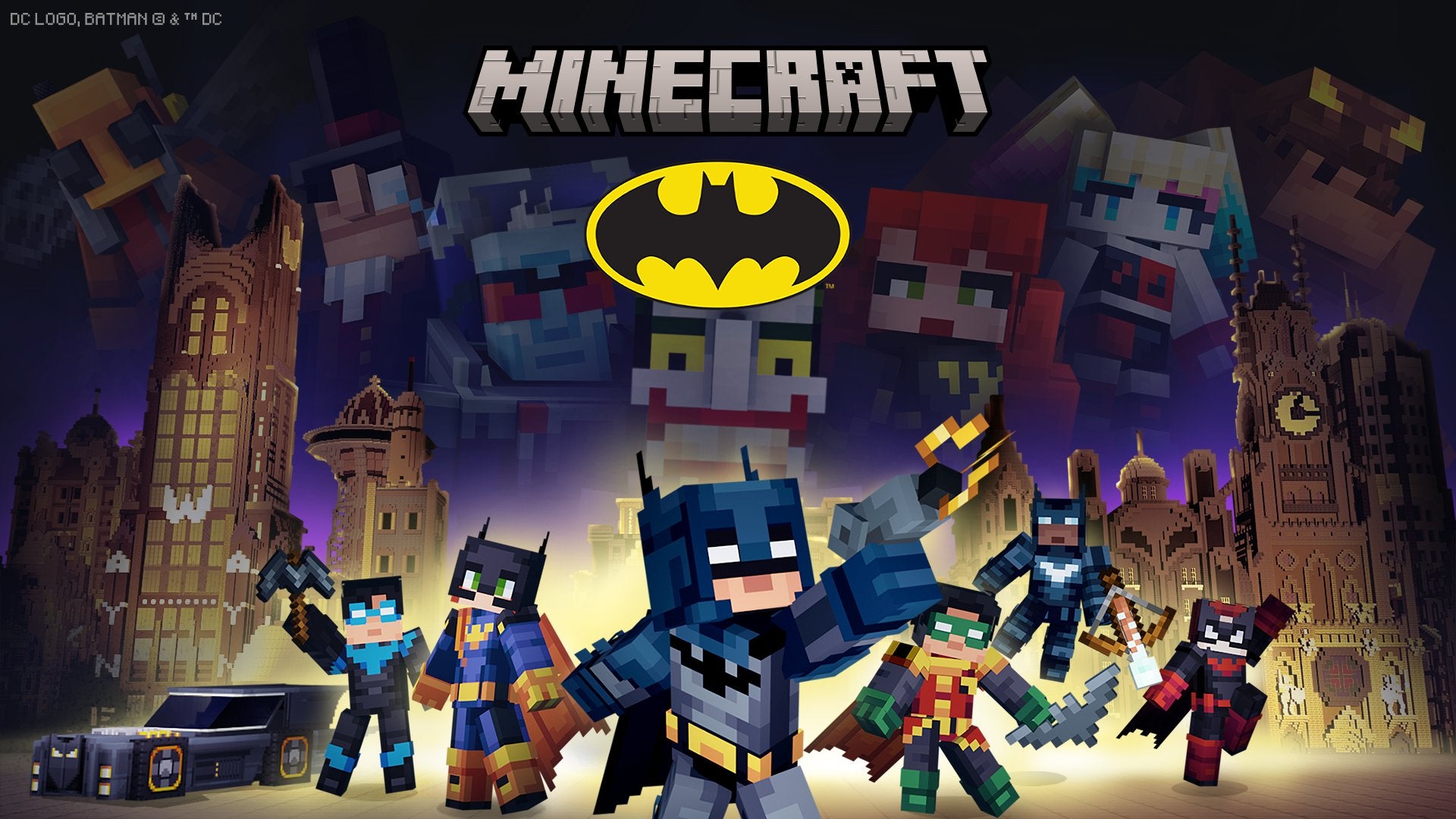 Minecraft is getting Batman DLC next week, including Gotham and many  villains | Rock Paper Shotgun