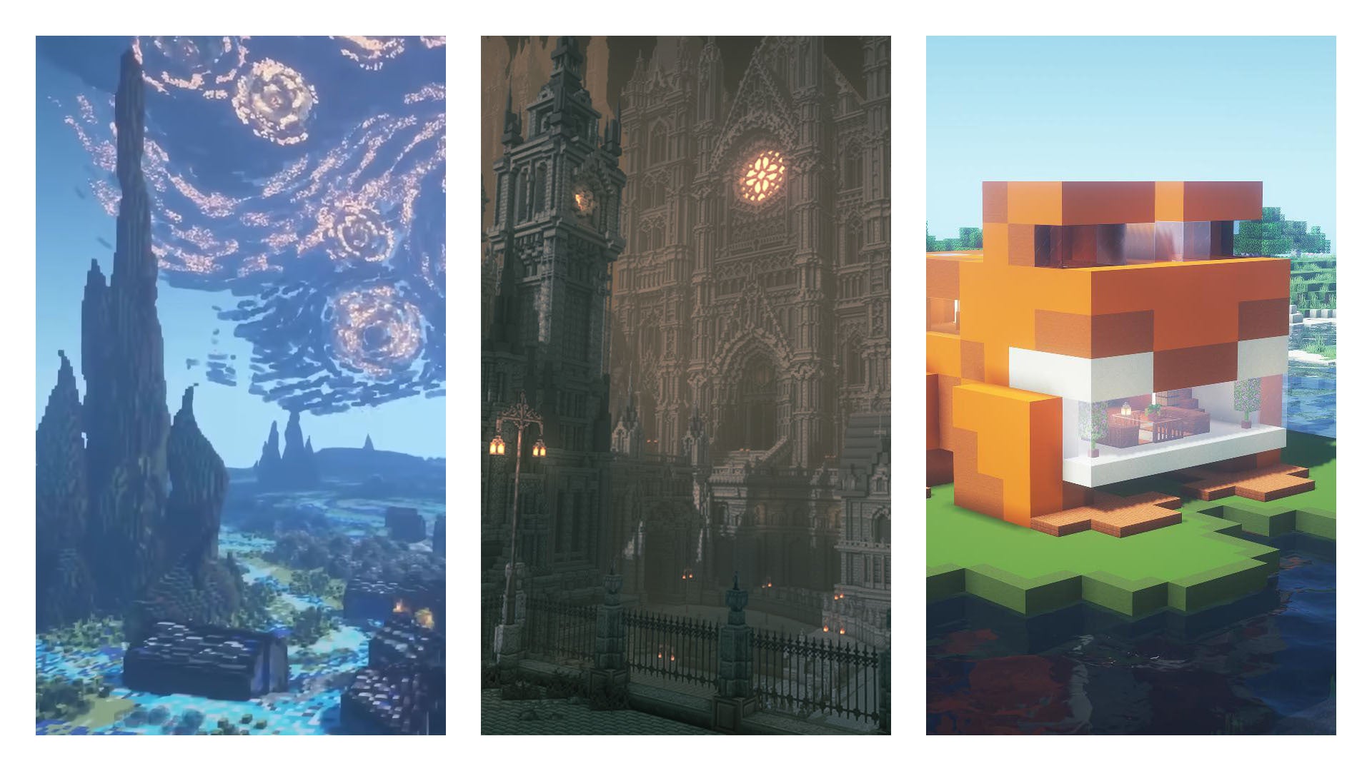 Aqui estão algumas construções legais do Minecraft que foram feitas este ano
