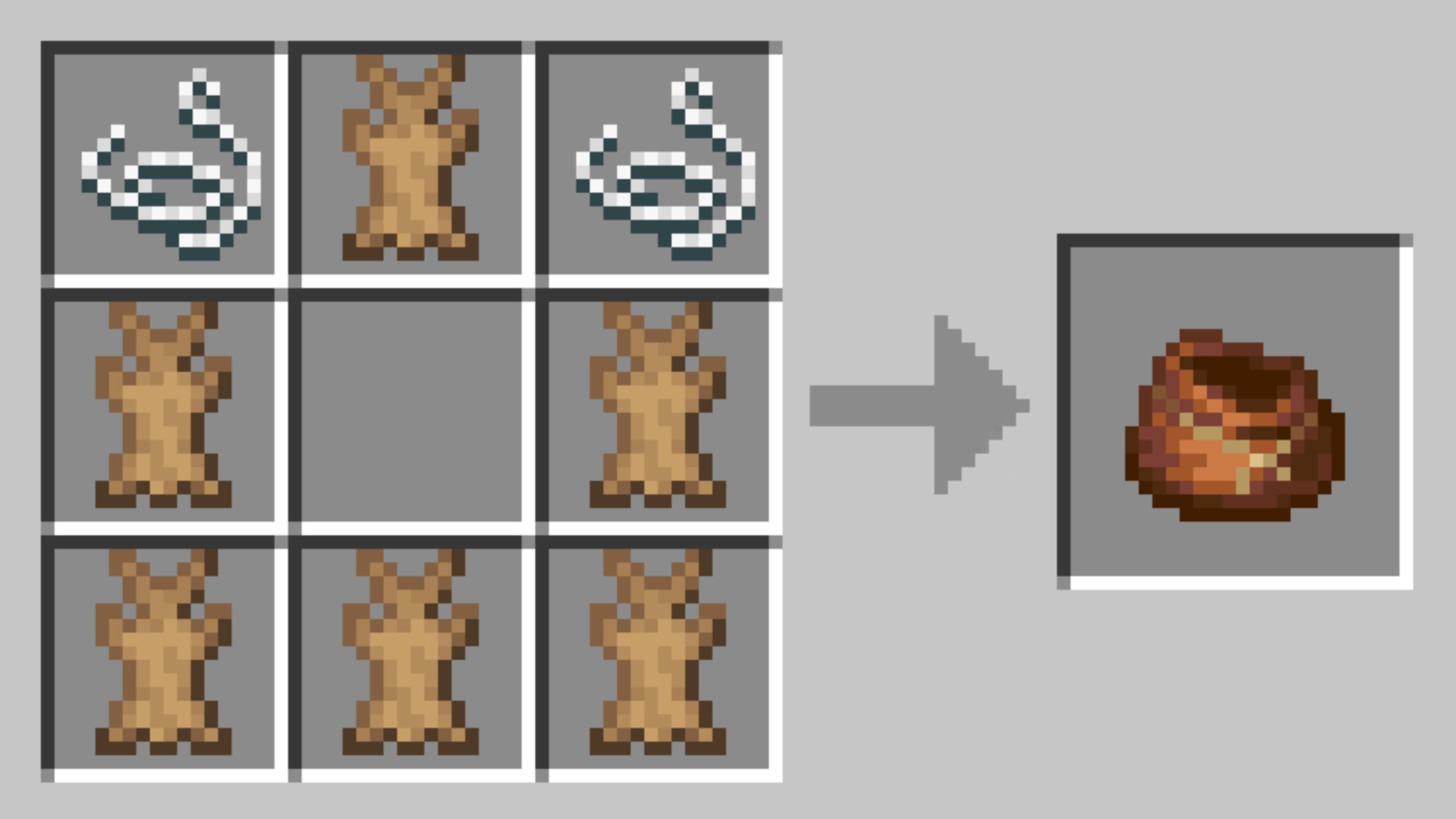 The recipe to create a Bundle item in Minecraft 1.18.