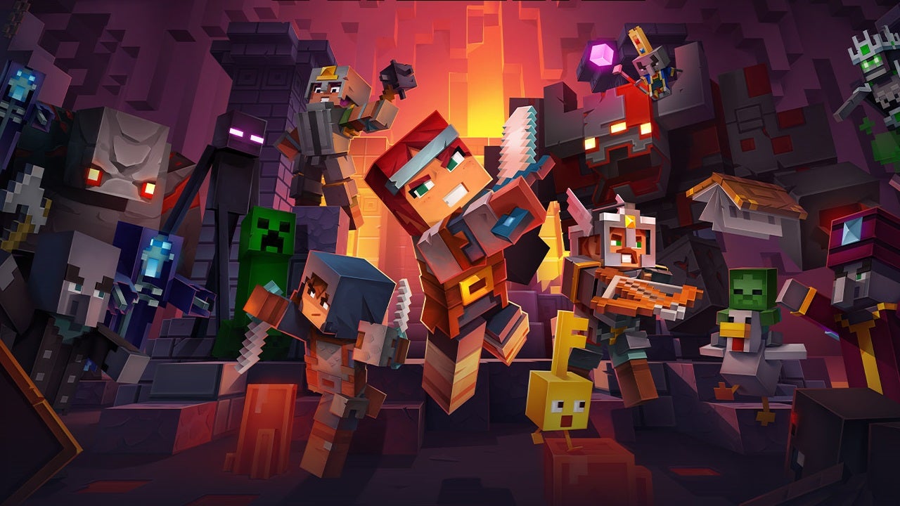 Image for Minecraft Dungeons getting cross-platform multiplayer and more DLC this year