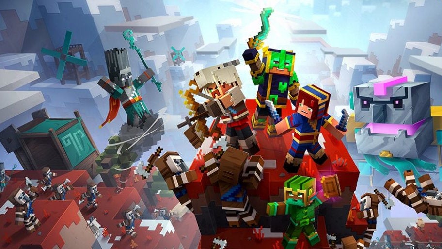 Image for Minecraft: Dungeons ascends the Howling Peaks with next month's season pass