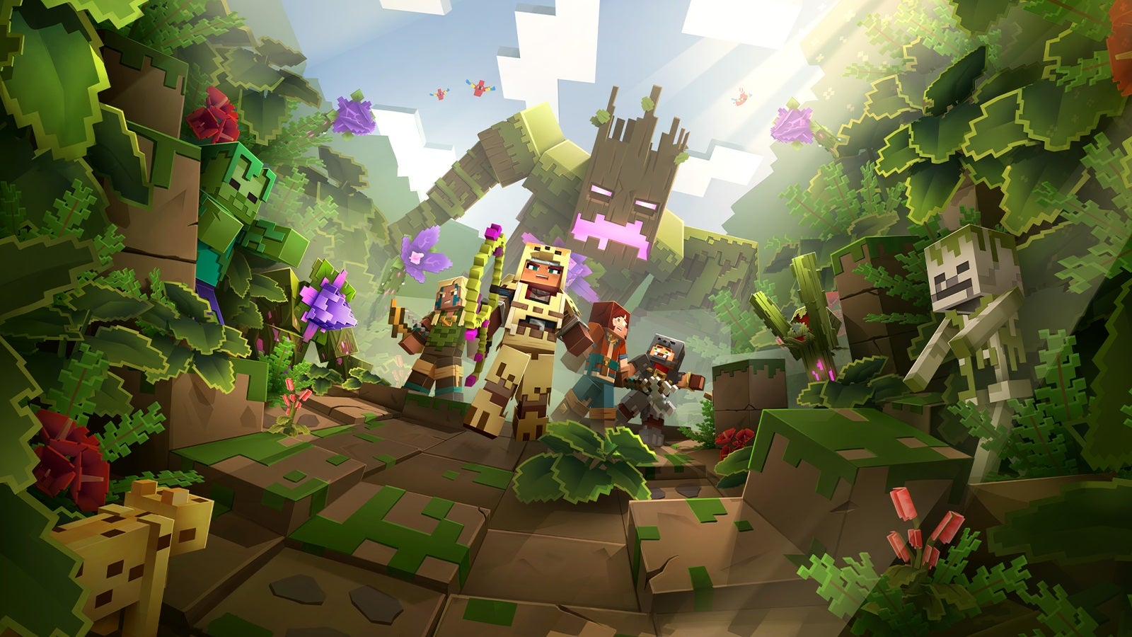 Image for Minecraft Dungeons is getting cross-platform multiplayer