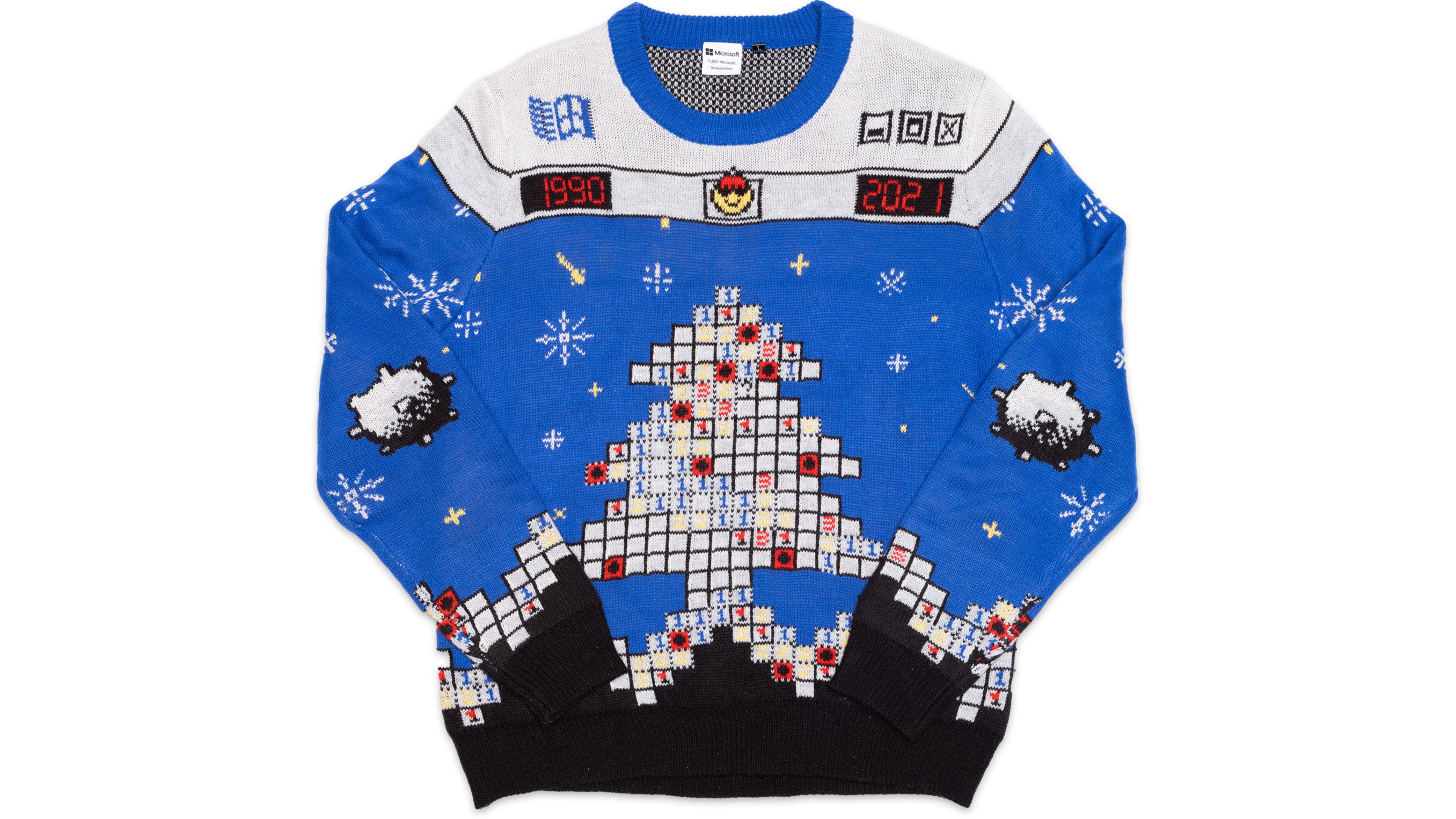 Microsoft selling Minesweeper ugly Christmas sweater - Rock Paper Shotgun