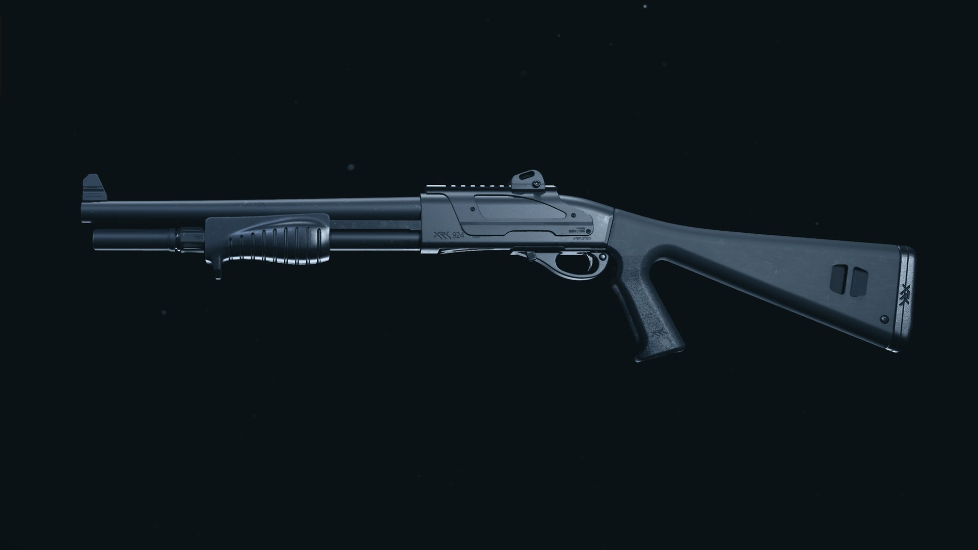 A screenshot of the Model 680 shotgun as it appears in the Call of Duty: Warzone Gunsmith.