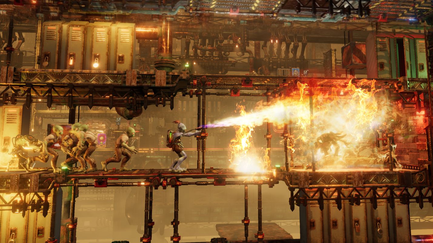 Image for Oddworld Soulstorm is a loud and chaotic alien snooker