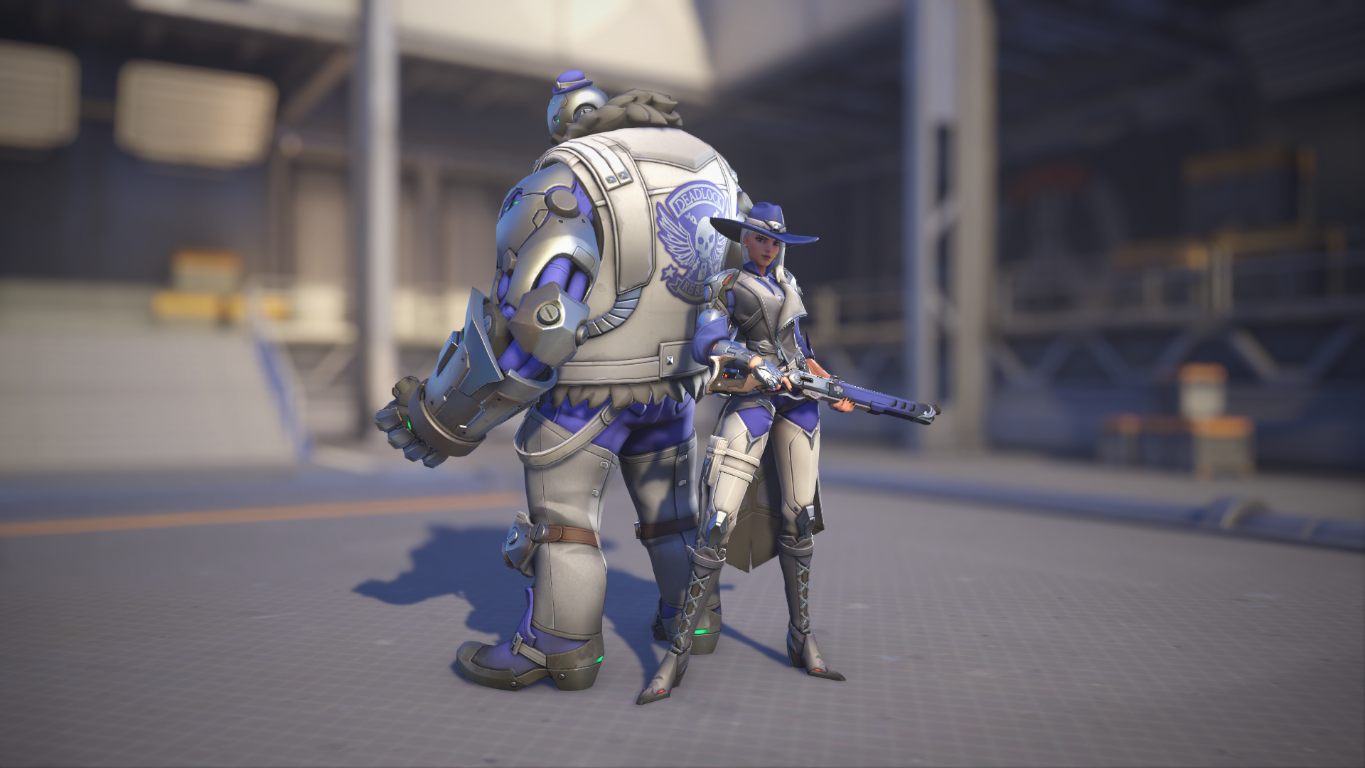 Ashe models her Tansy skin in Overwatch 2.