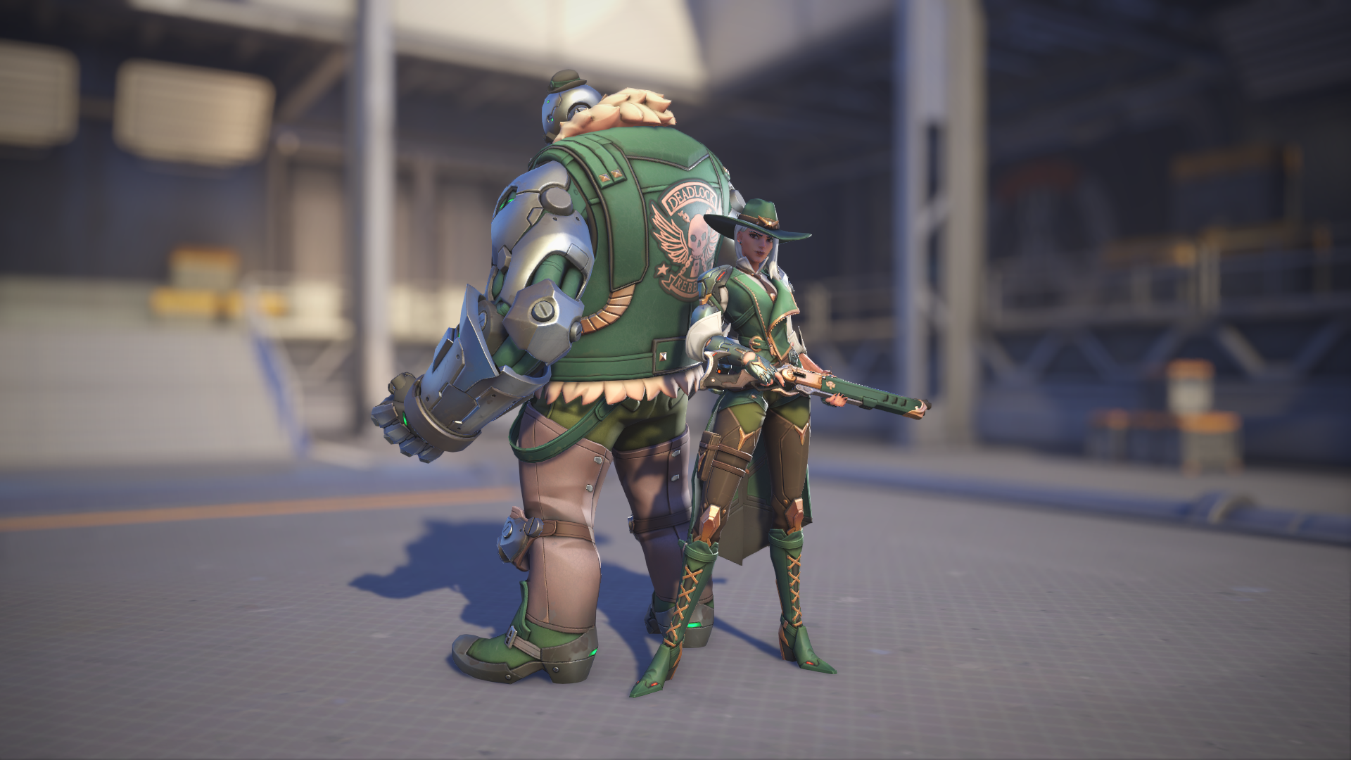 Ashe models her Yucca skin in Overwatch 2.