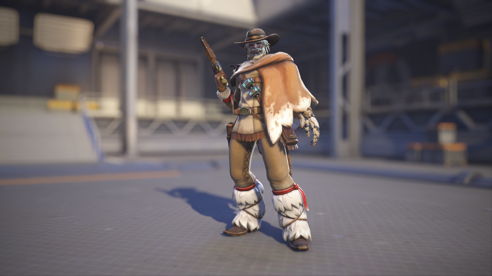 Cassidy models his Mountain Man skin in Overwatch 2.