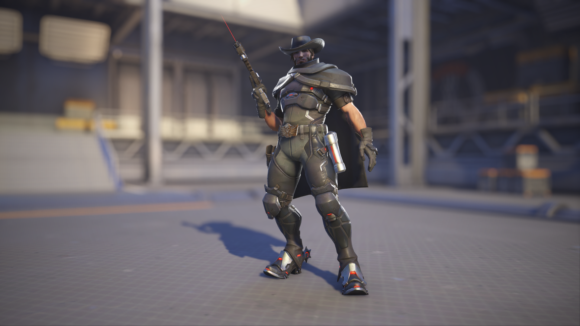 Cassidy models his Blackwatch skin in Overwatch 2.